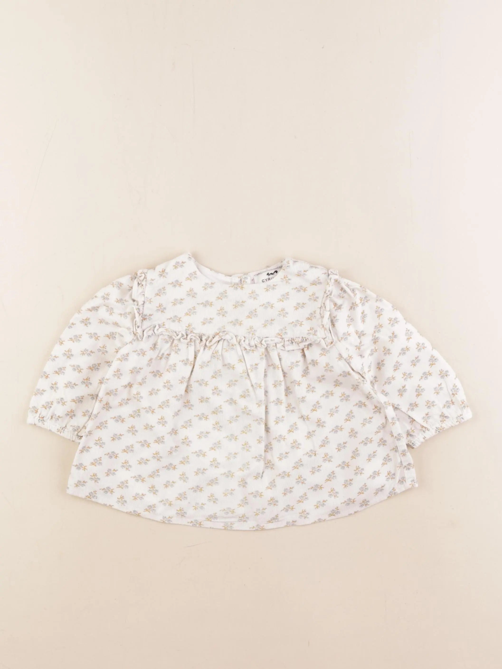Cyrillus - blouse blanc - 6 mois