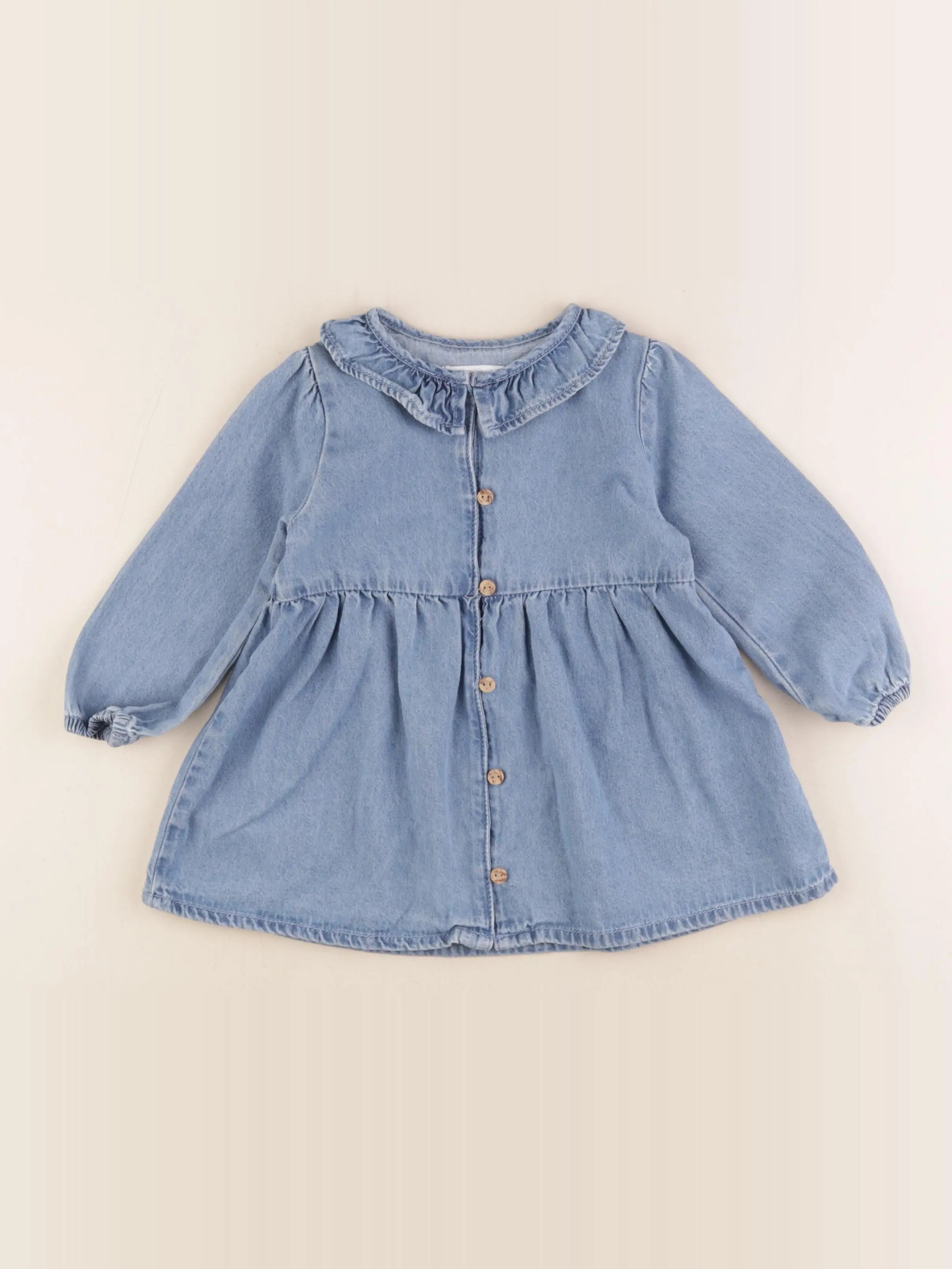 Vertbaudet - robe bleu - 18 mois