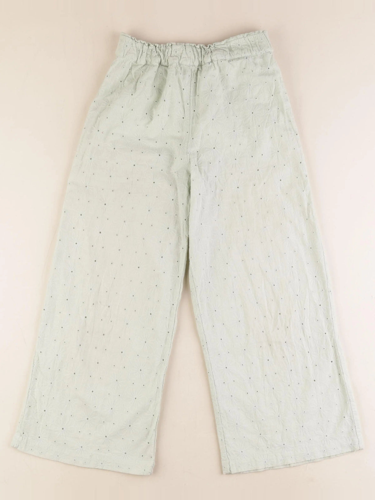 Monoprix - pantalon vert - 8 ans