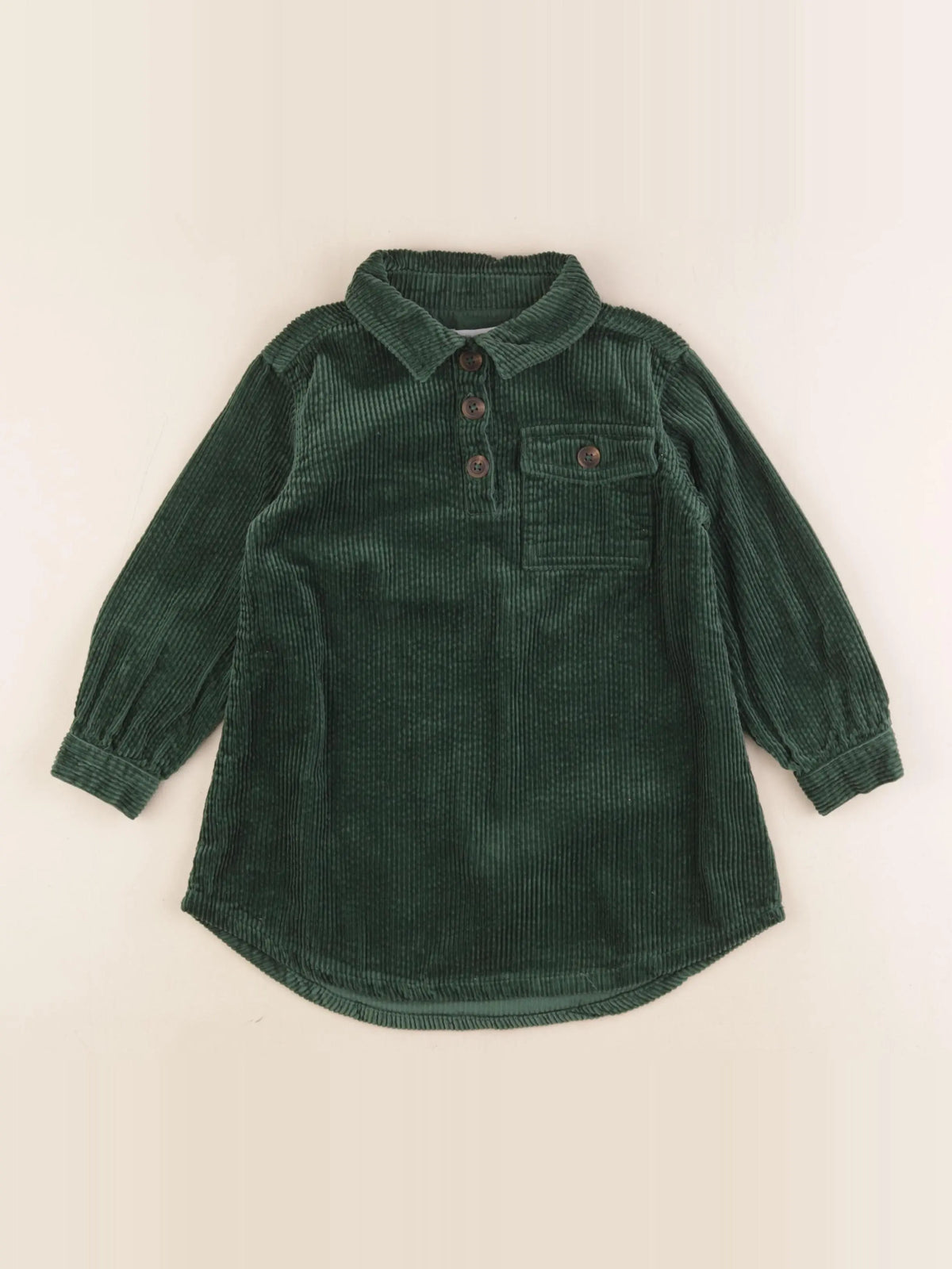 Vertbaudet - robe vert - 3 ans