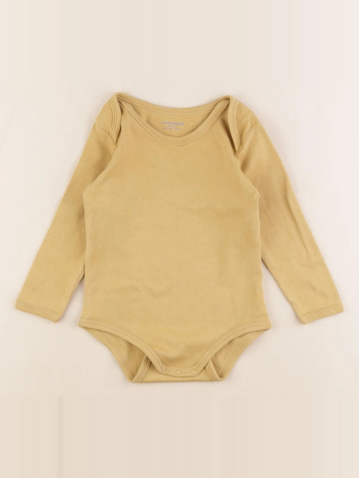 Vertbaudet - body jaune - 24 mois