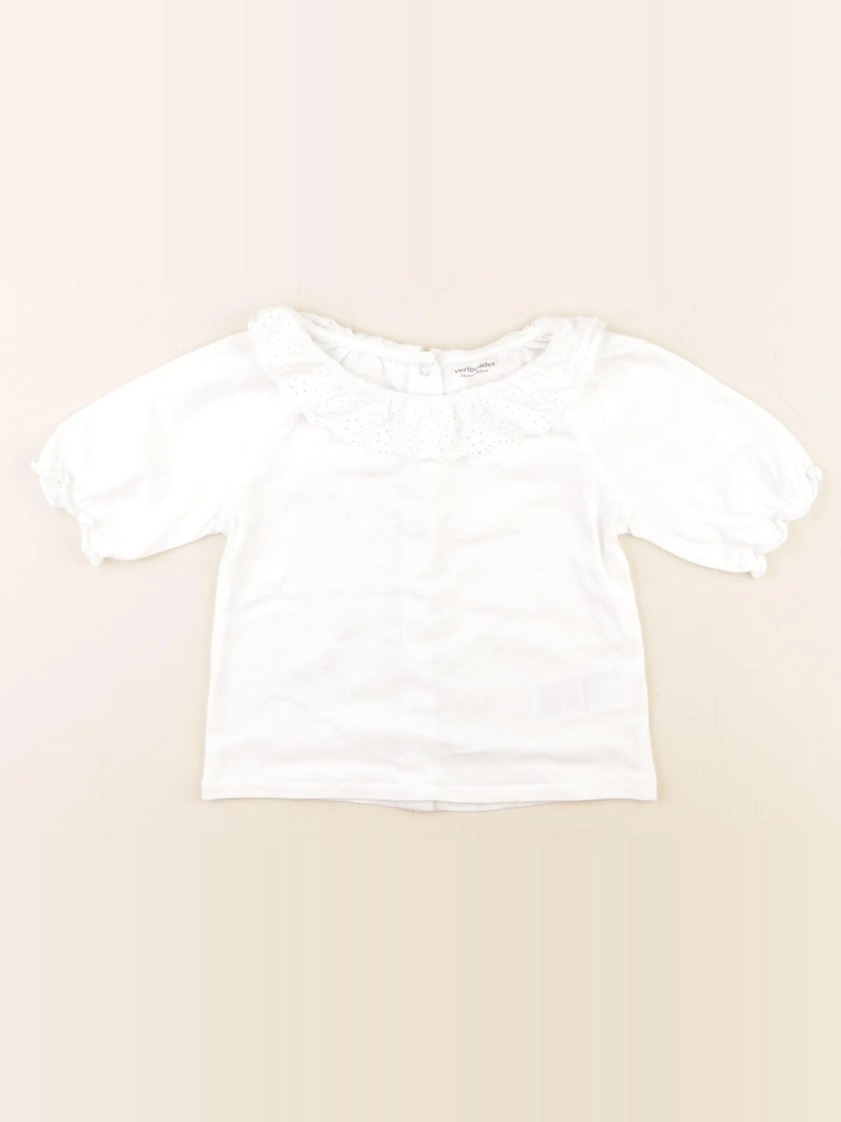 Vertbaudet - tee-shirt blanc - 36 mois