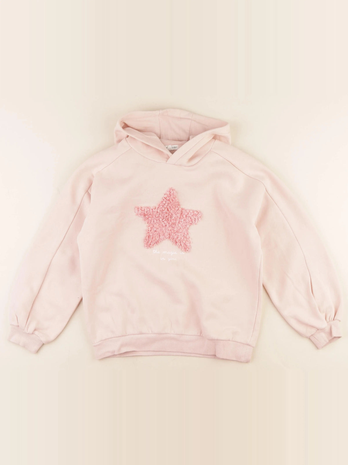 Vertbaudet - sweat rose - 12 ans