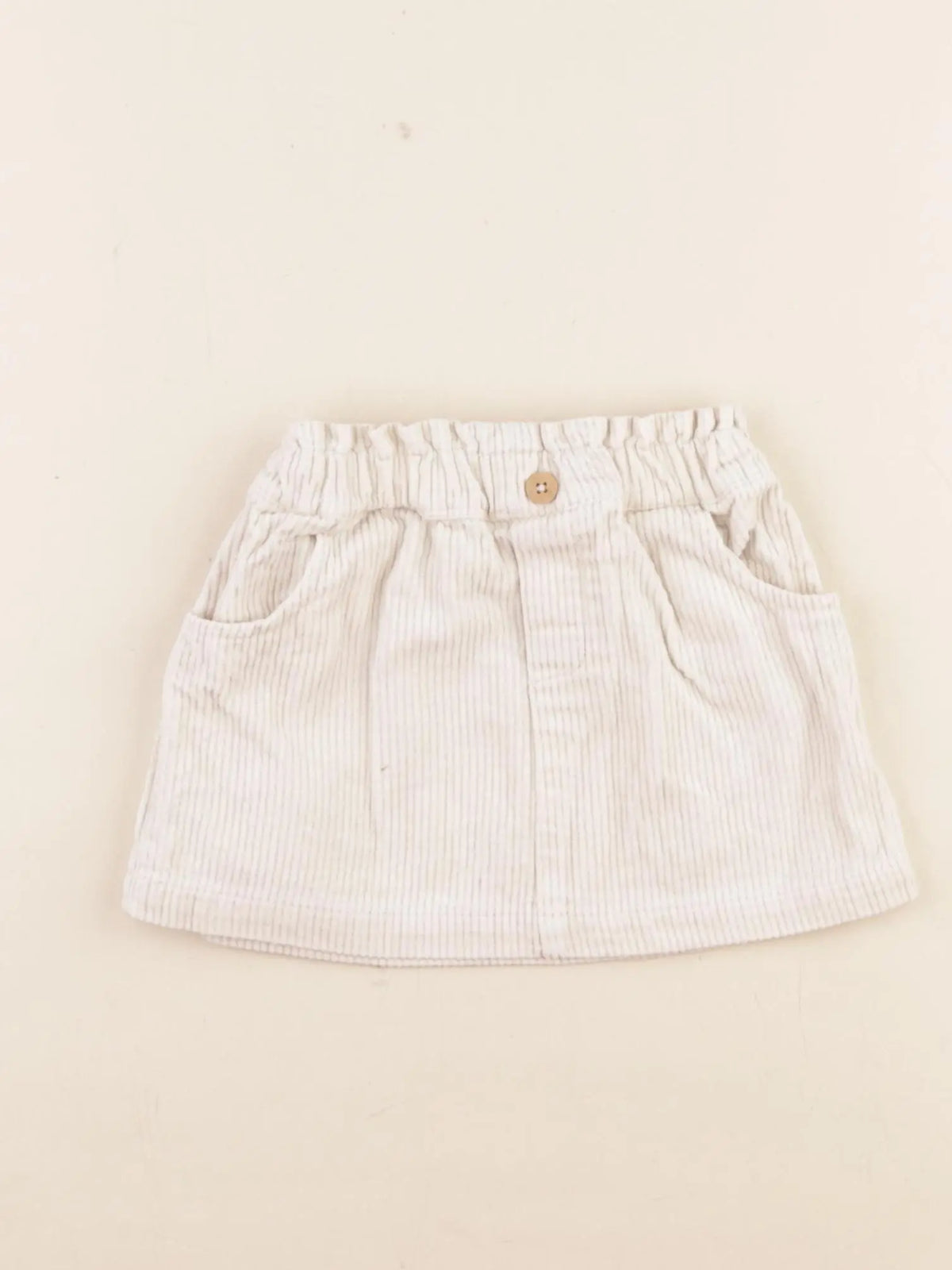Vertbaudet - jupe beige - 12 mois