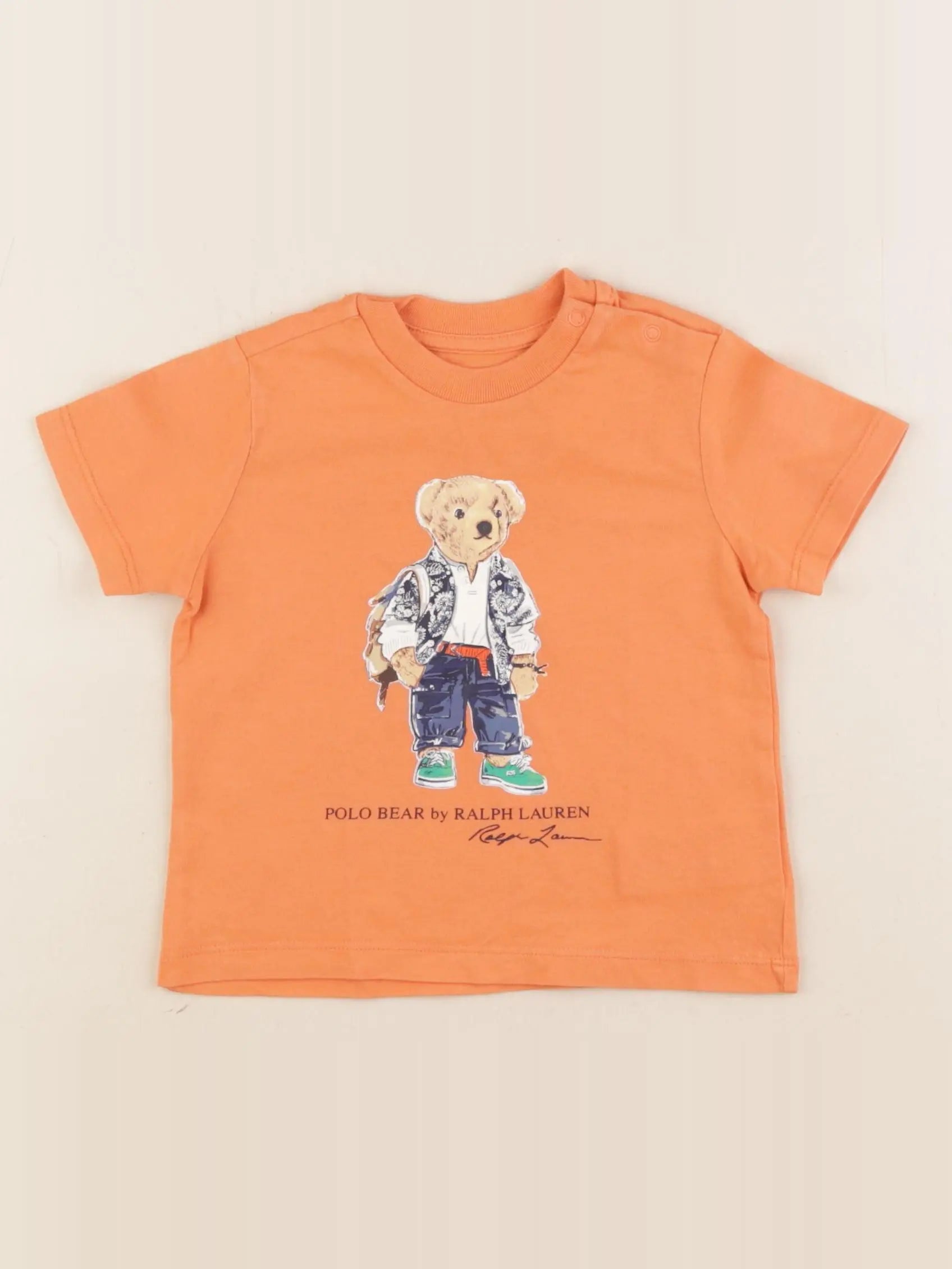 Ralph Lauren - tee-shirt orange - 9 mois