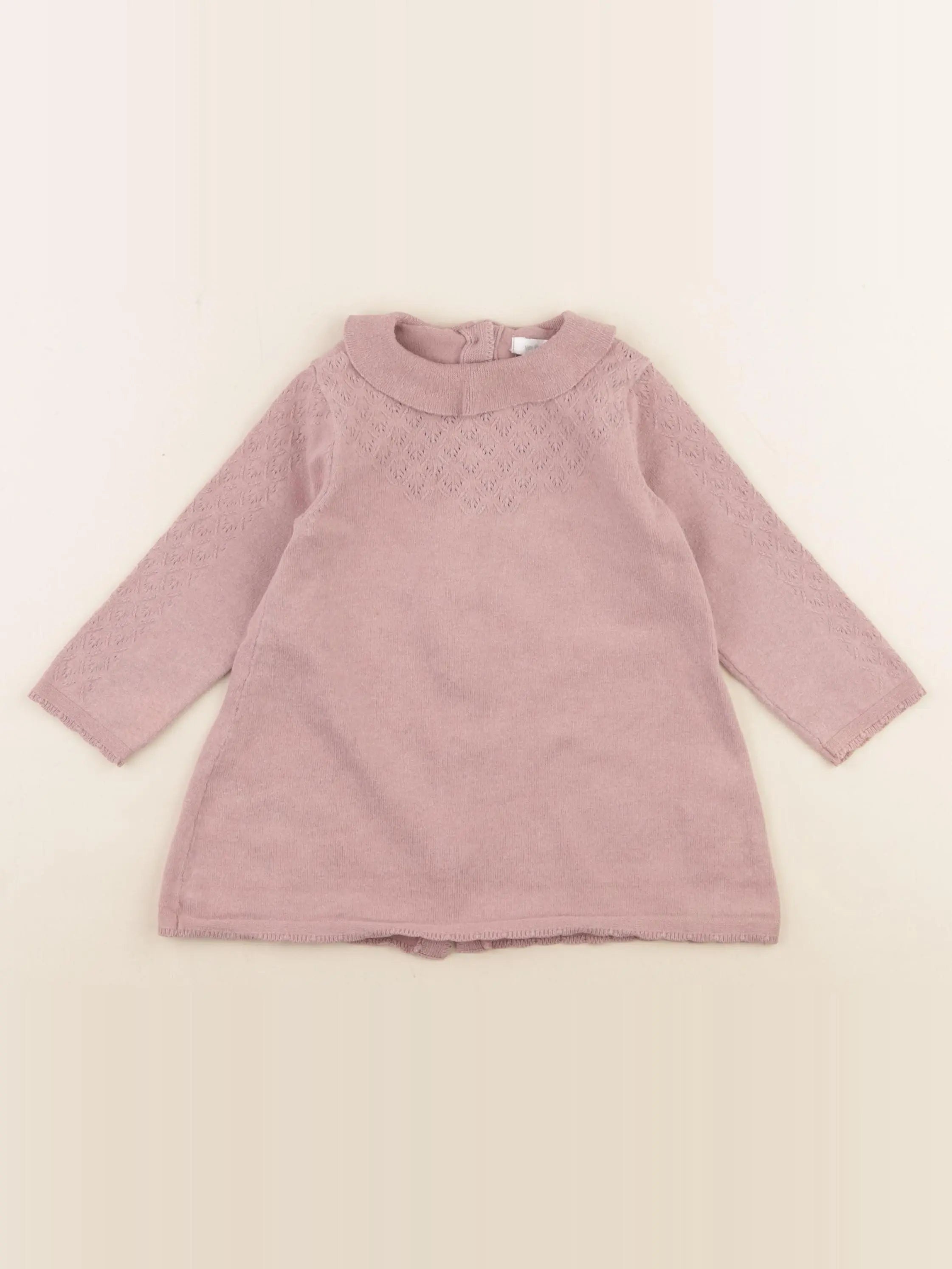 Vertbaudet - robe rose - 12 mois