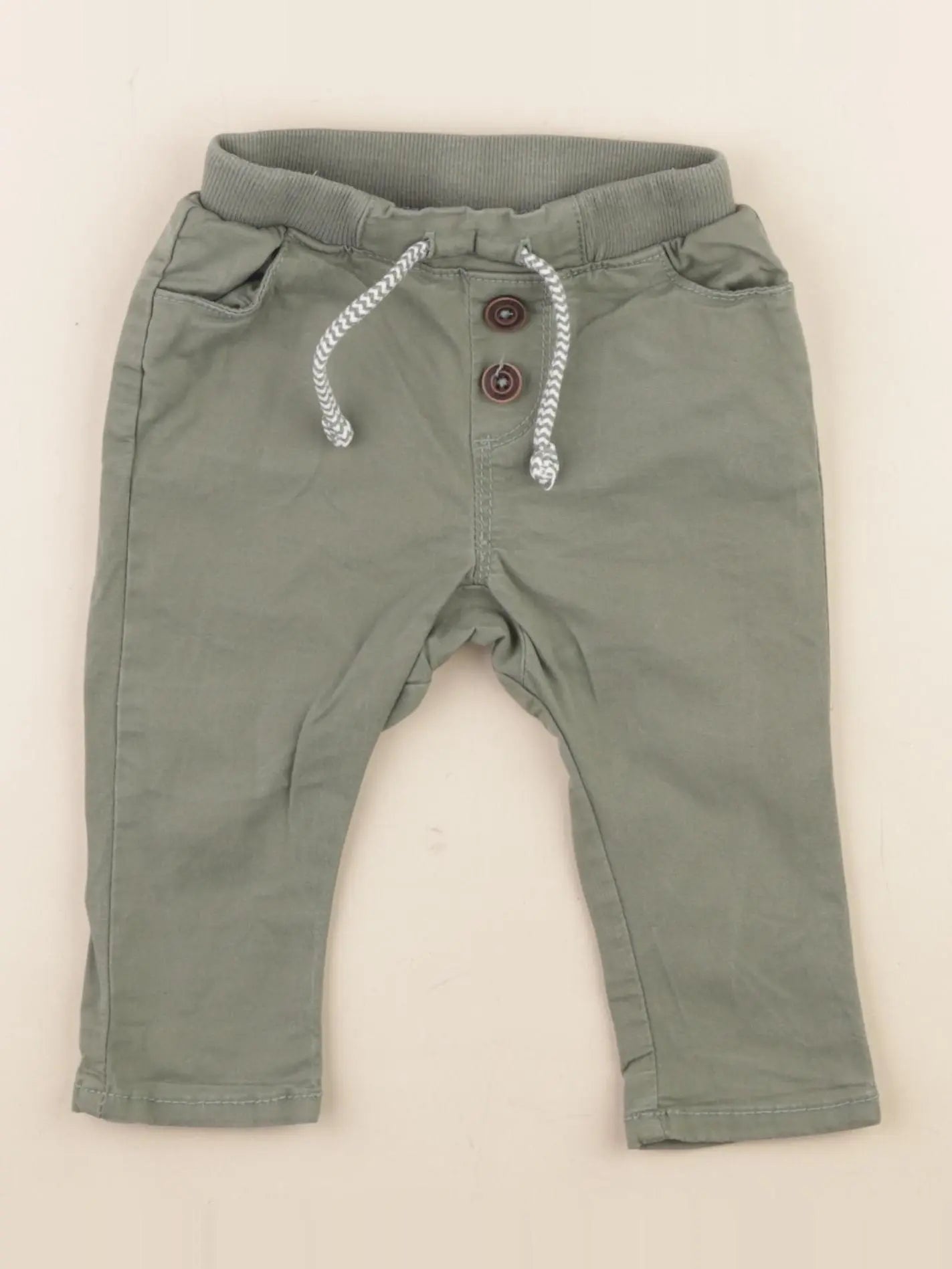 Tape à l'oeil - pantalon vert - 9 mois