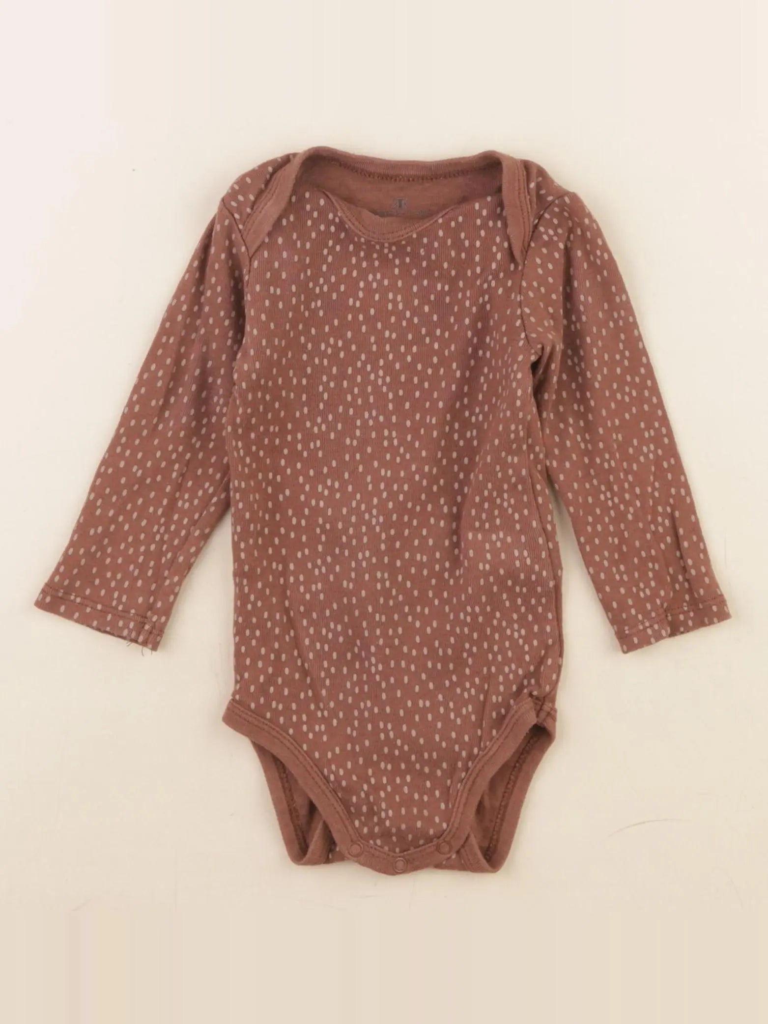 La Redoute - body marron - 9 mois