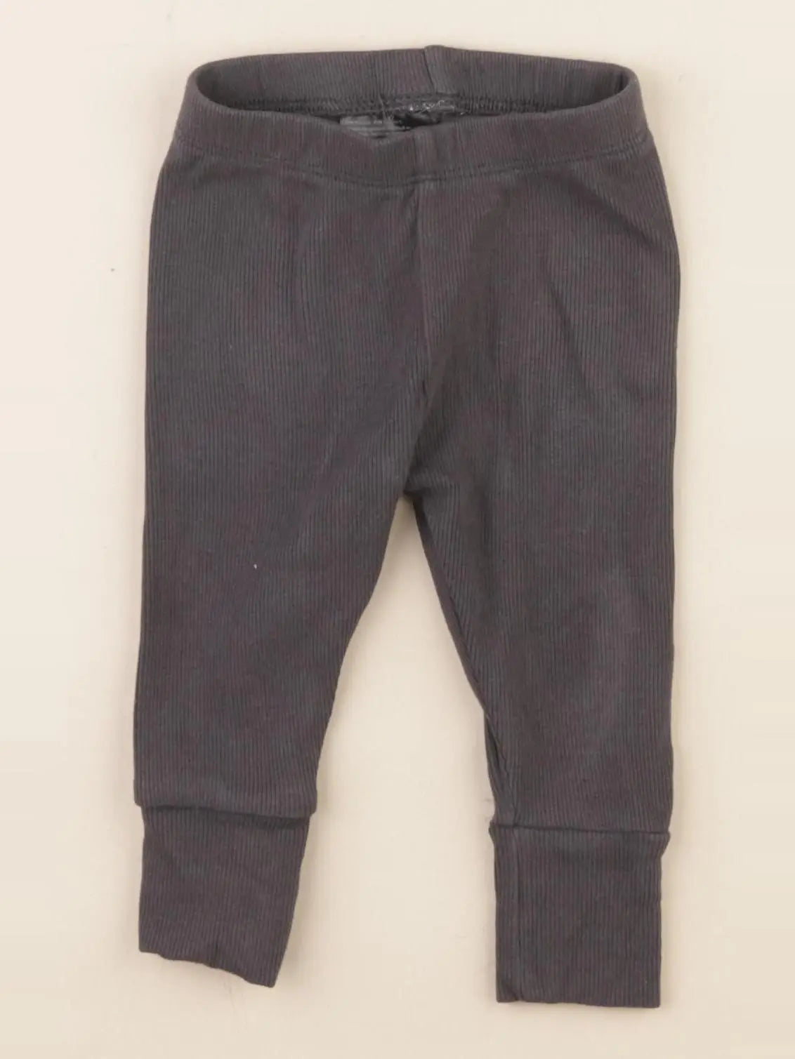 H&M - legging gris - 2/4 mois