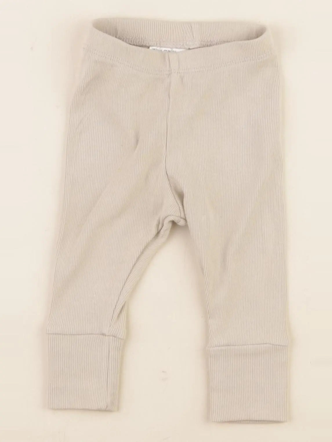 H&M - legging beige - 2/4 mois