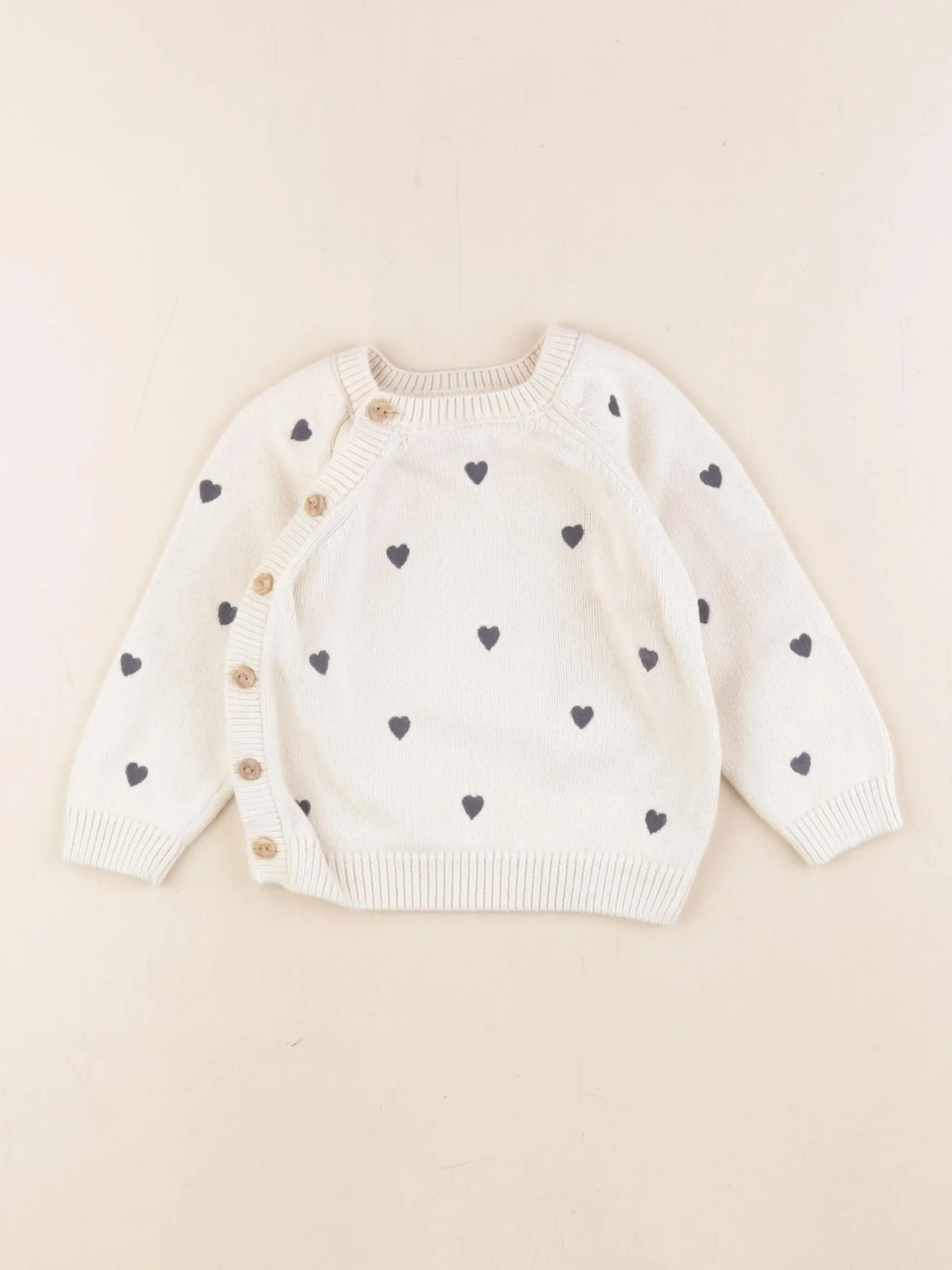 Vertbaudet - pull blanc - 18 mois