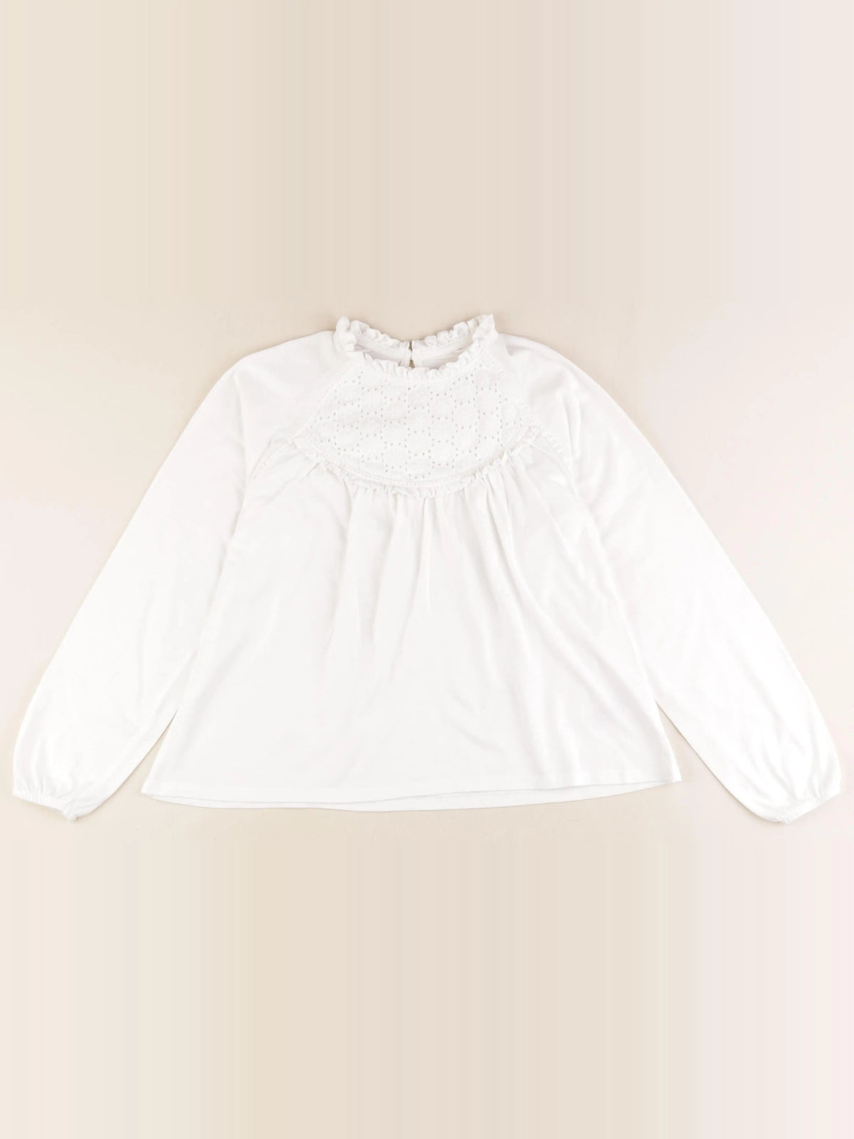 Vertbaudet - tee-shirt blanc - 10 ans