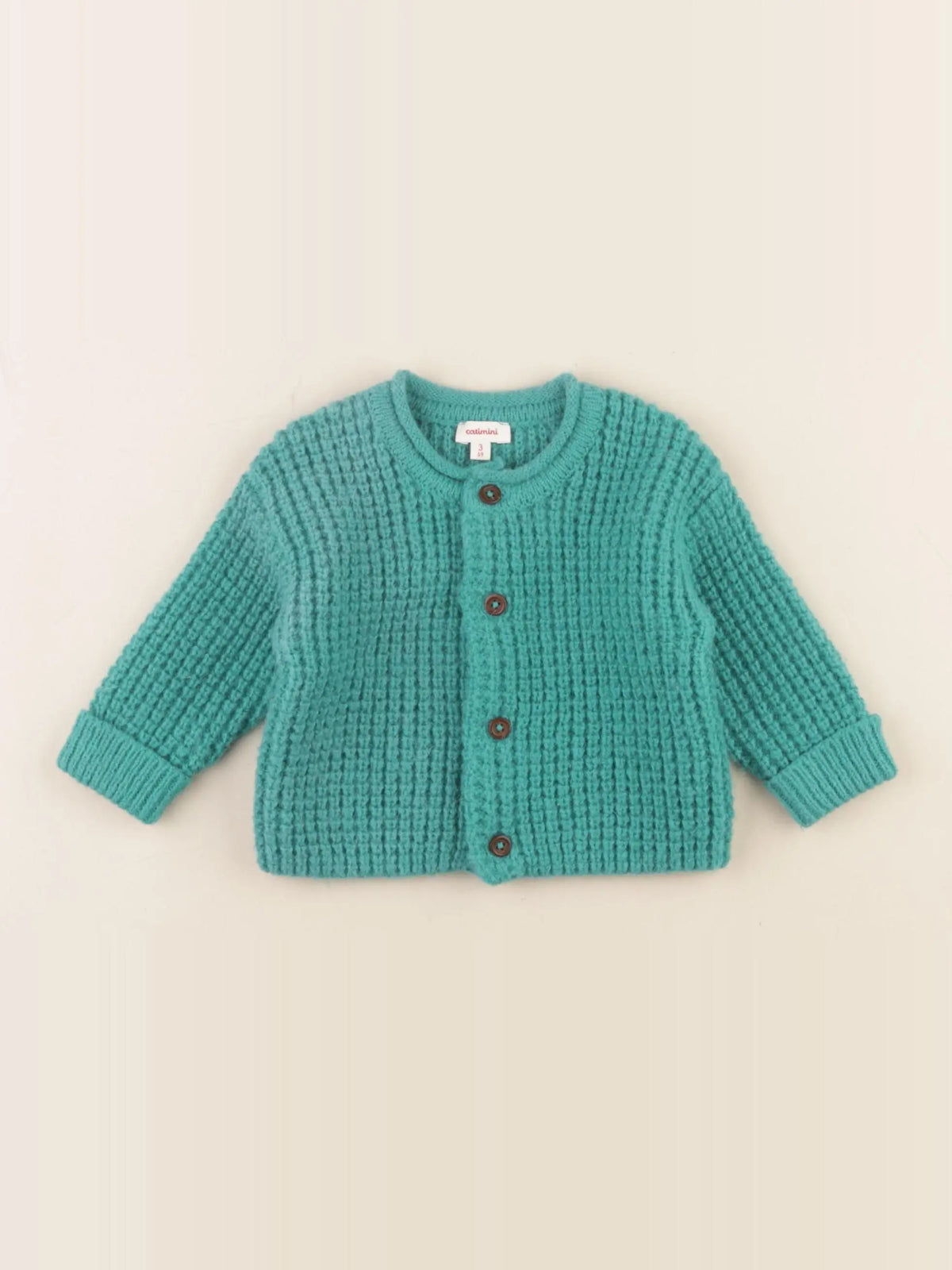 Catimini - gilet vert - 3 mois
