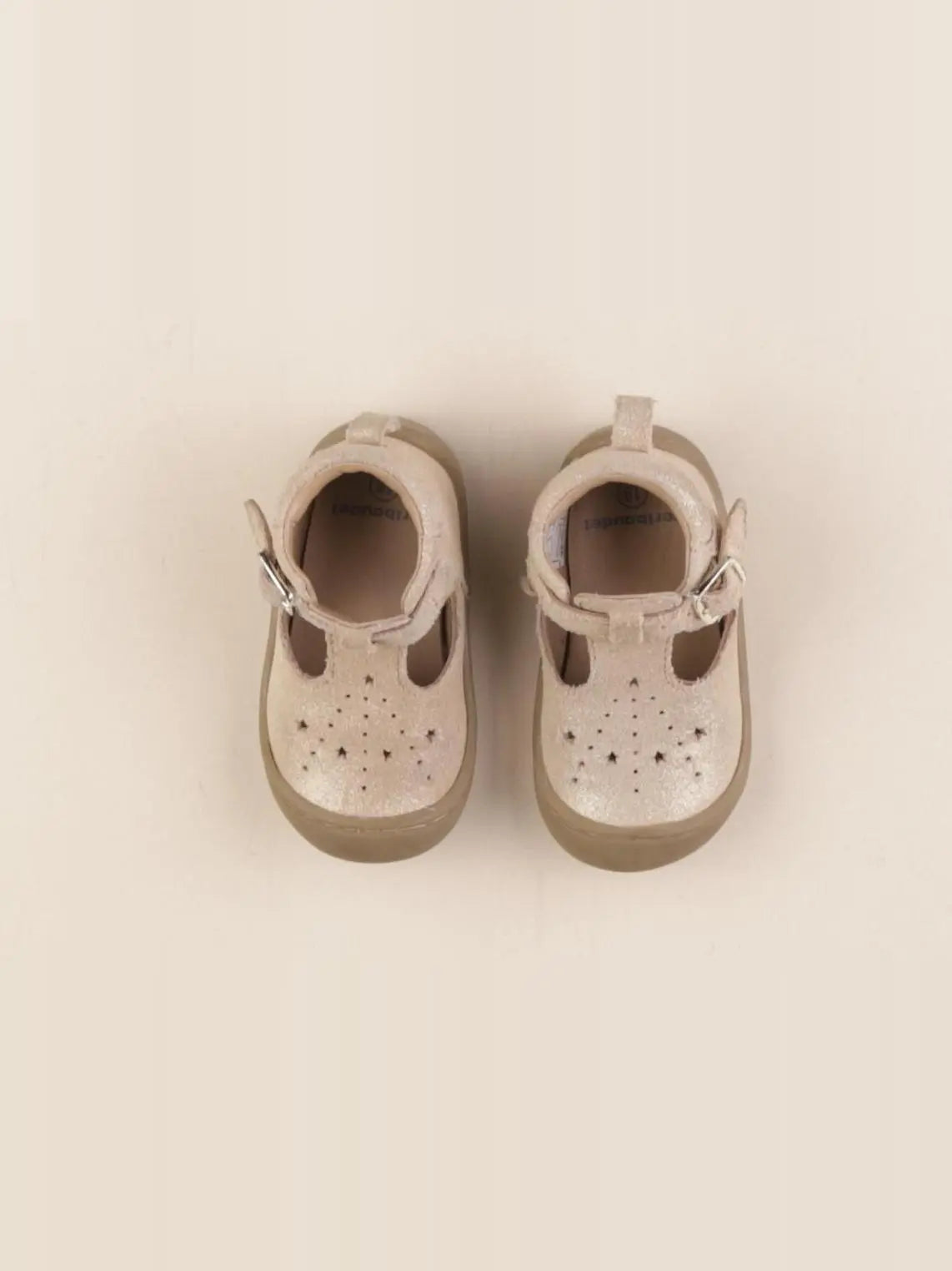 Vertbaudet - babies beige, or - pointure 19