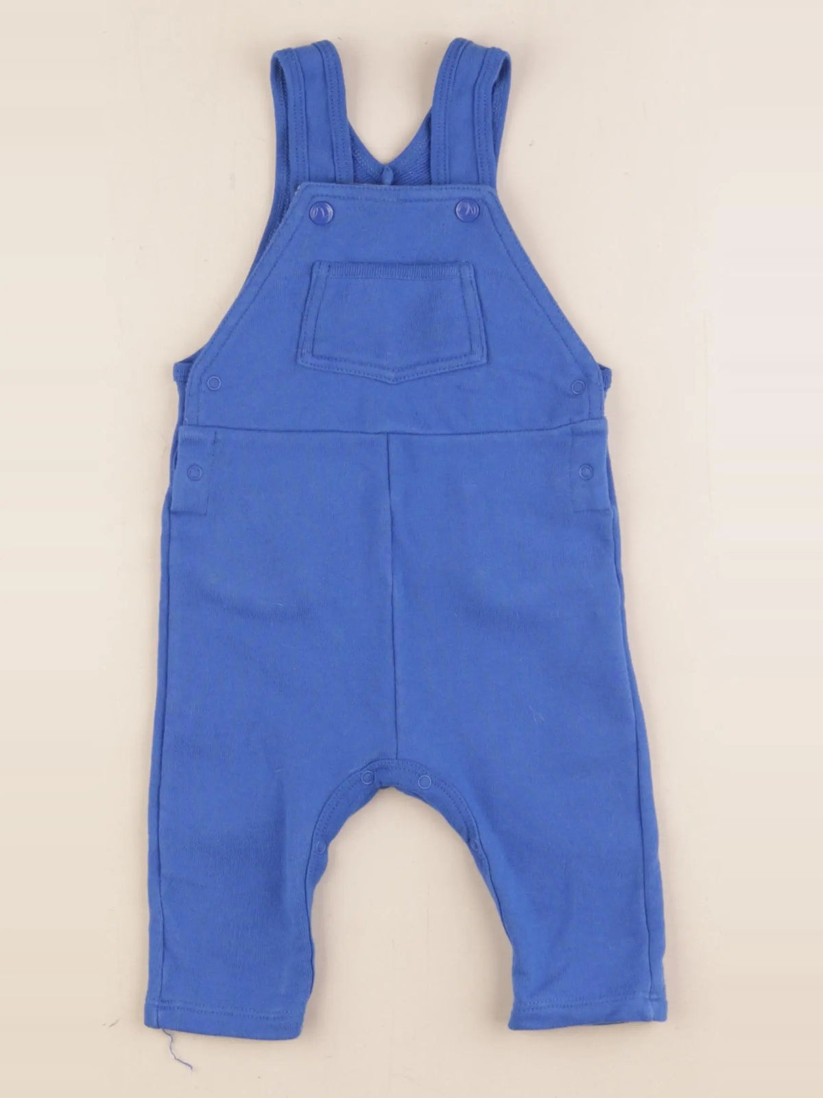 Petit Bateau - salopette bleu - 6 mois