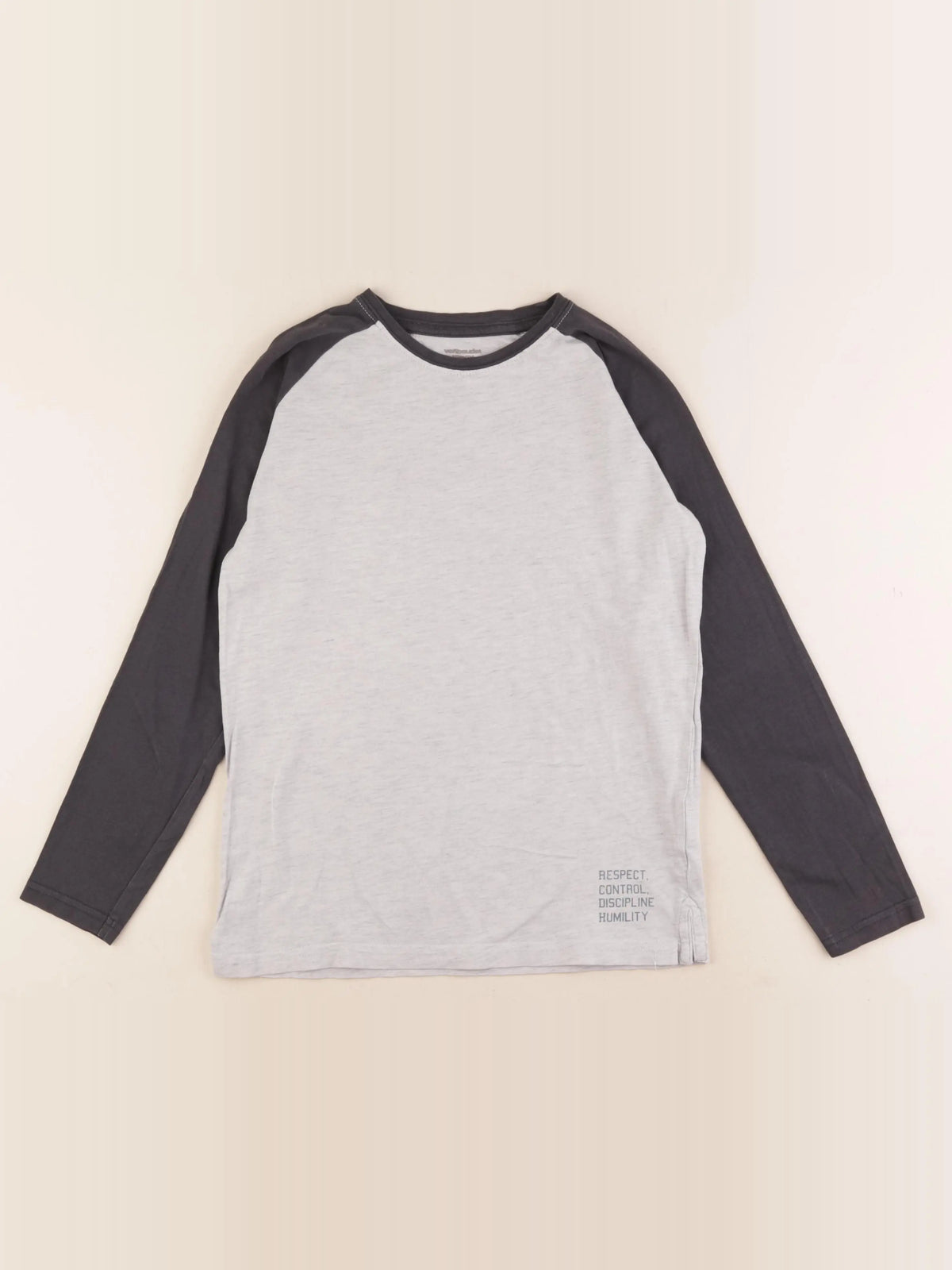 Vertbaudet - tee-shirt gris - 12 ans