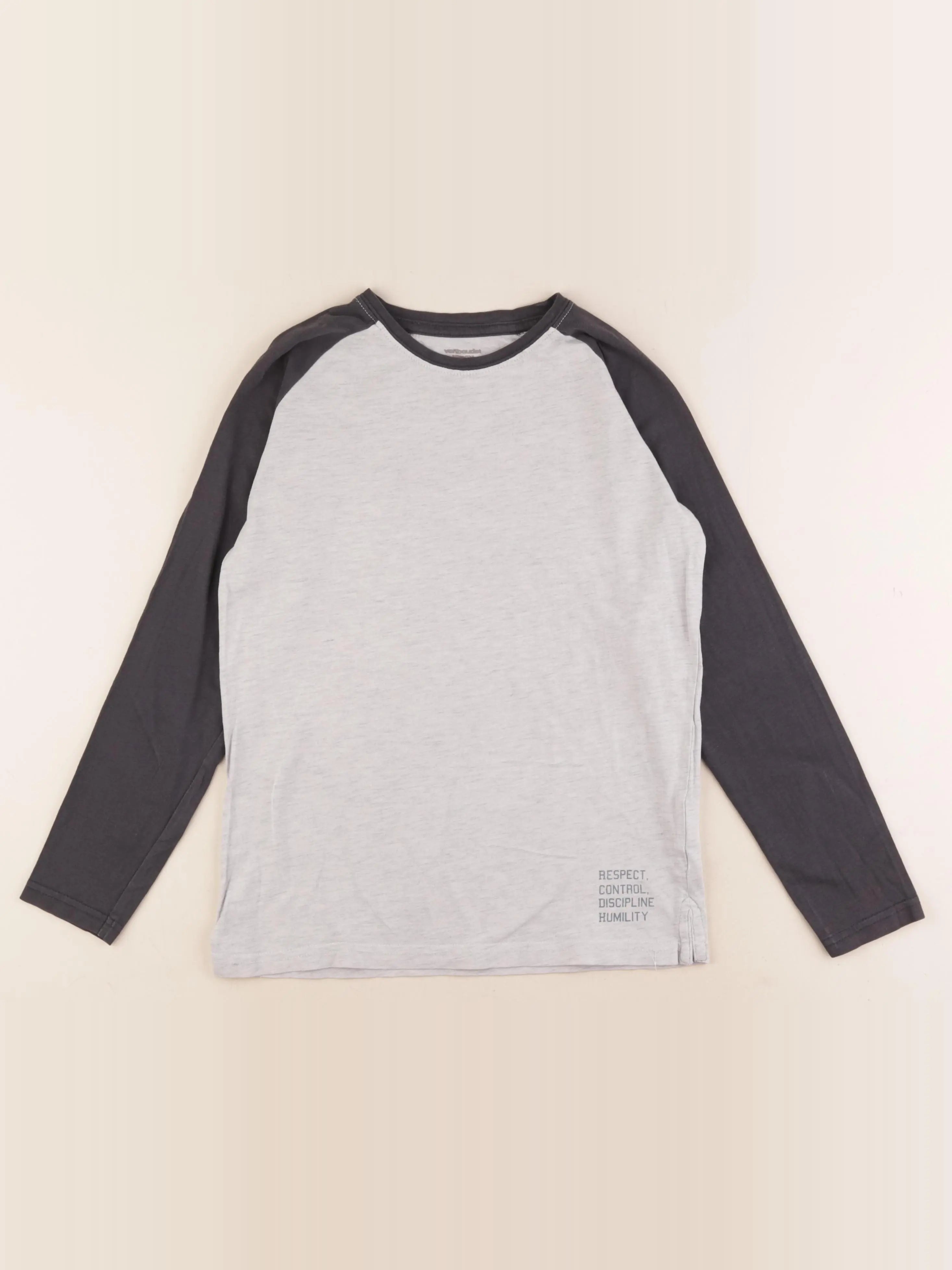 Vertbaudet - tee-shirt gris - 12 ans
