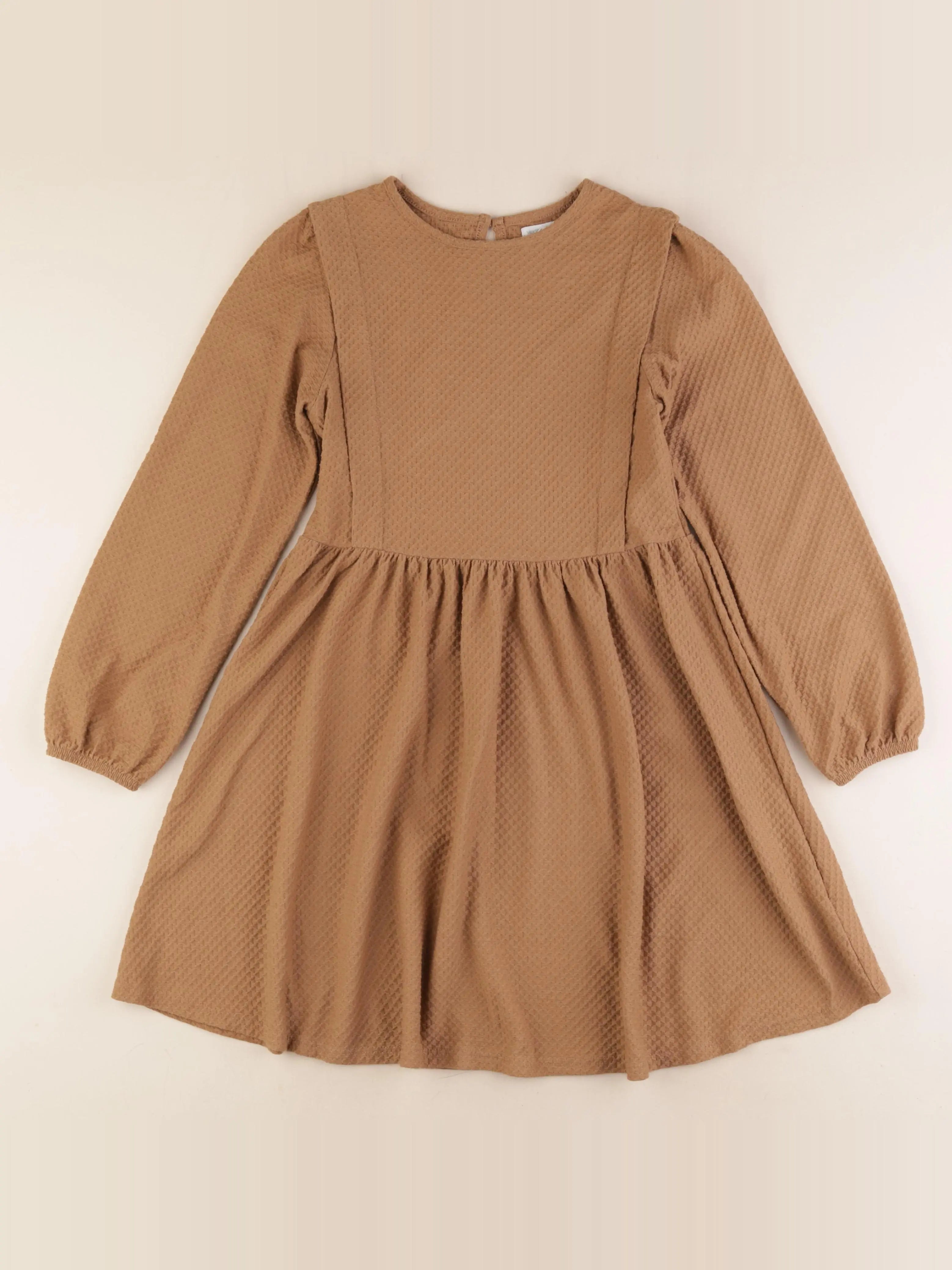 Vertbaudet - robe marron - 10 ans