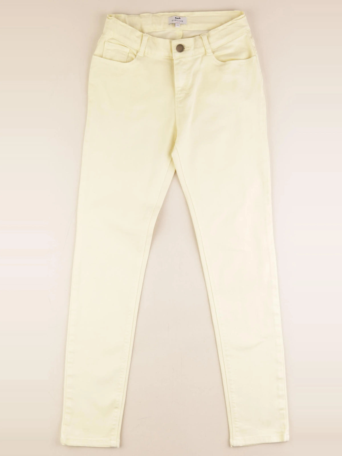 Cyrillus - pantalon jaune - 14 ans