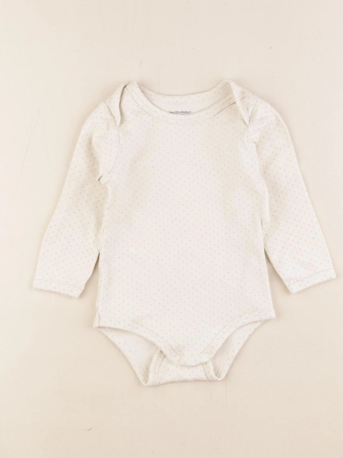 Vertbaudet - body beige, or - 18 mois