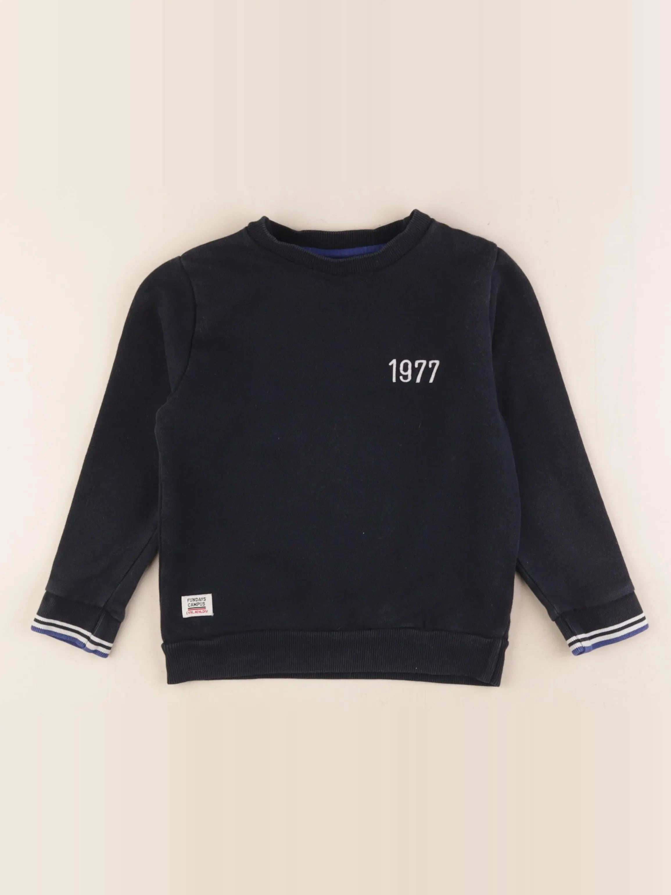 Cyrillus - sweat bleu - 4 ans