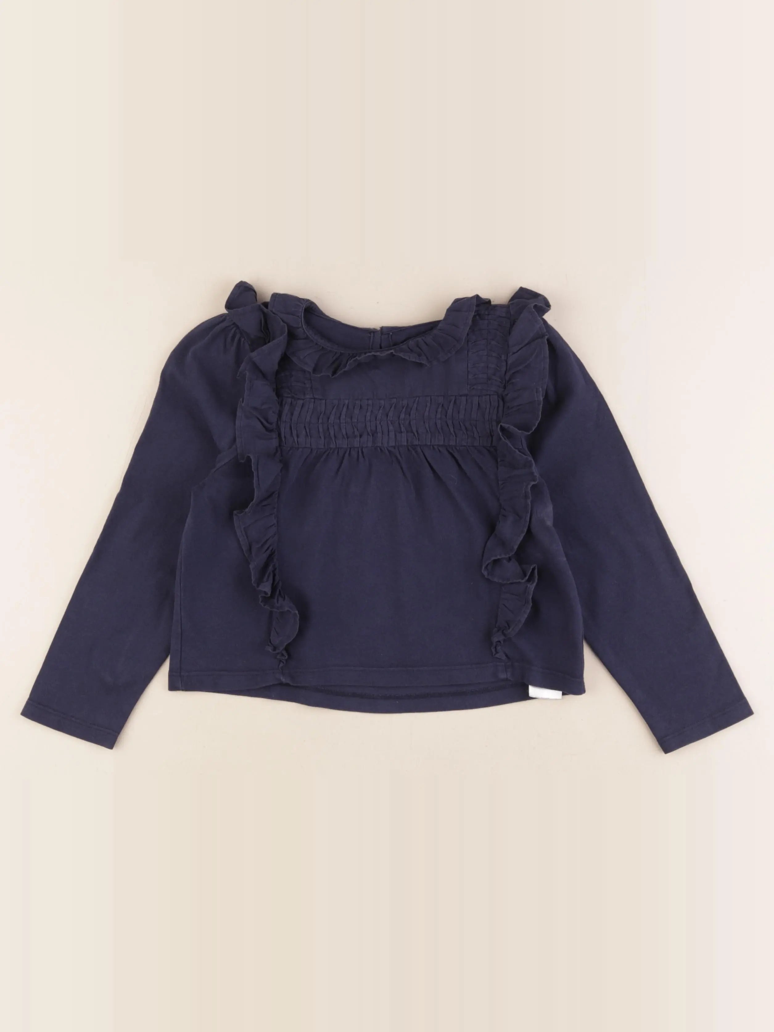Cyrillus - tee-shirt bleu - 4 ans