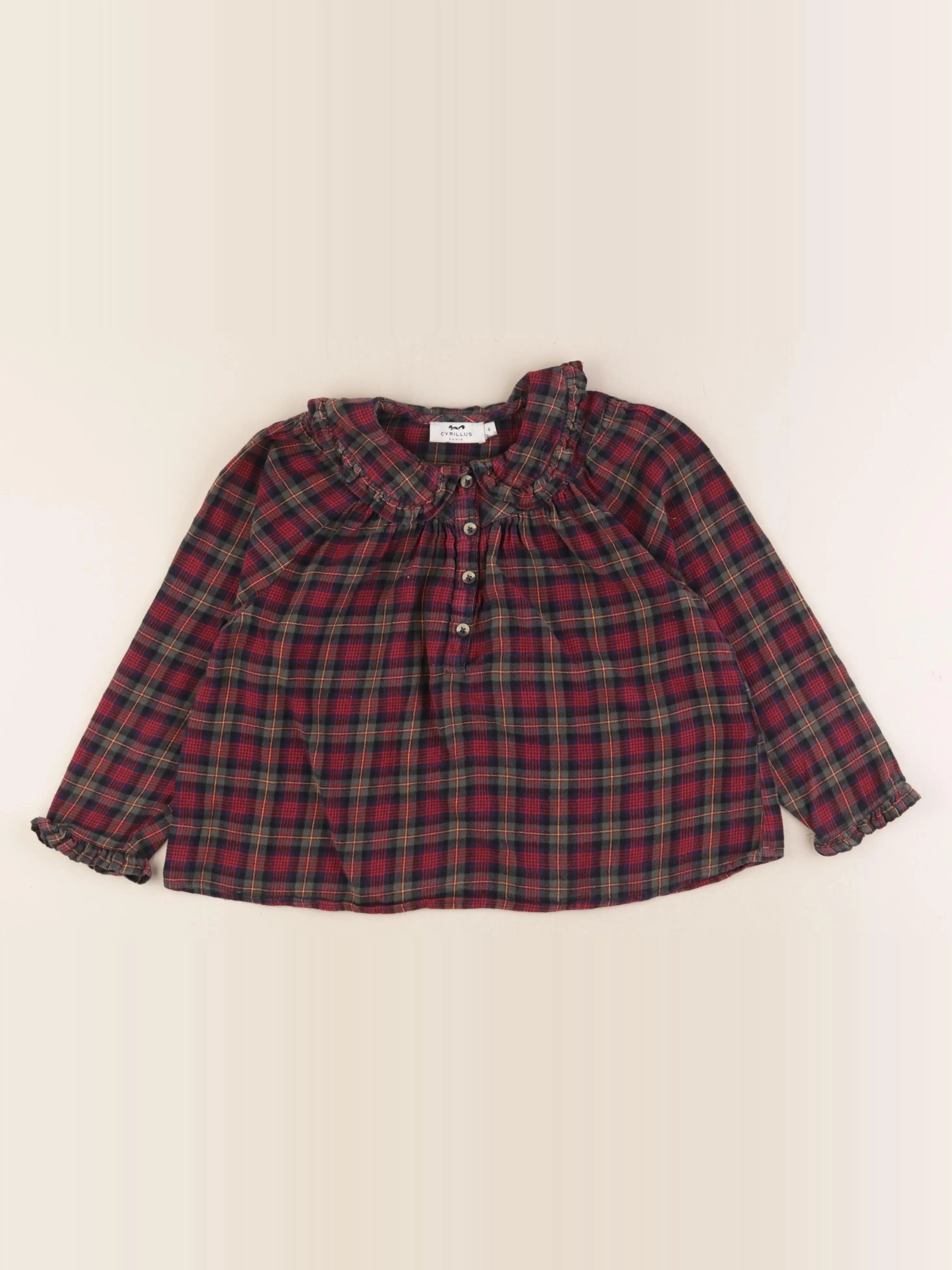Cyrillus - blouse multicolore - 6 ans