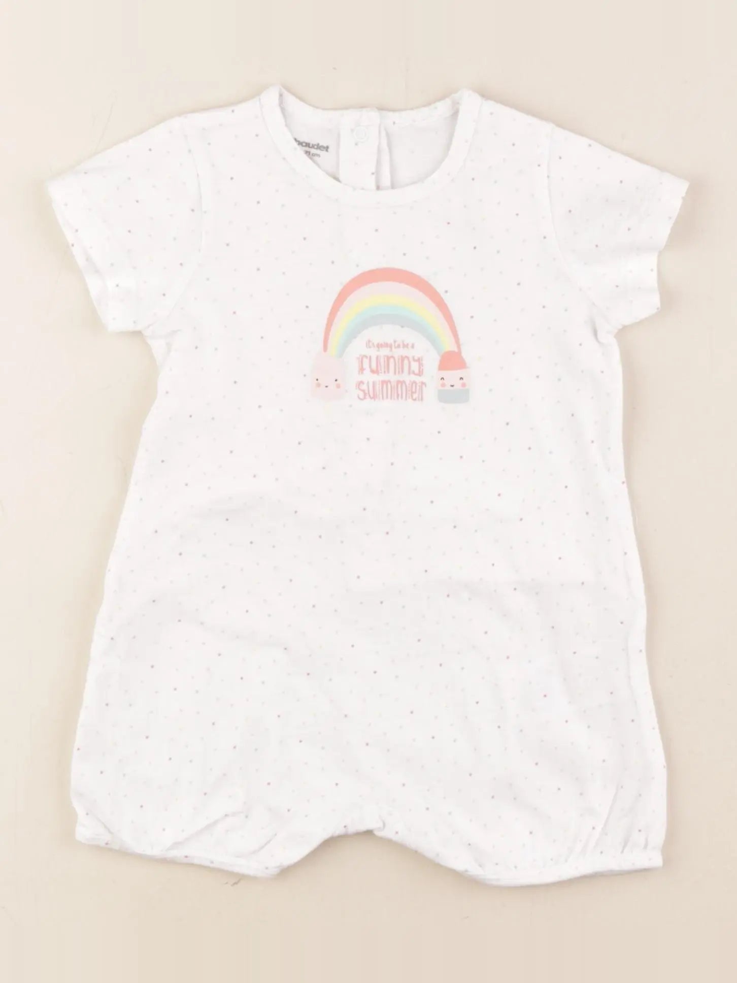 Vertbaudet - pyjama coton multicolore - 9 mois