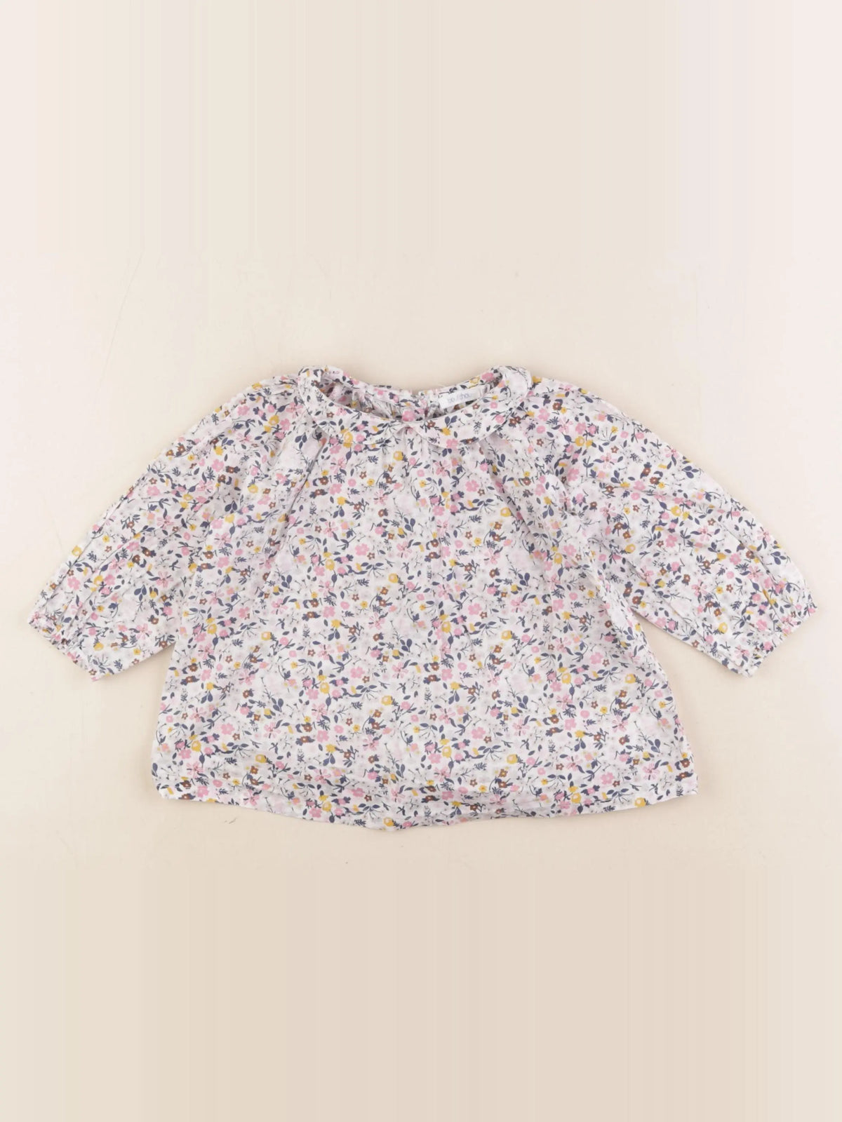 Boutchou - blouse multicolore - 12 mois