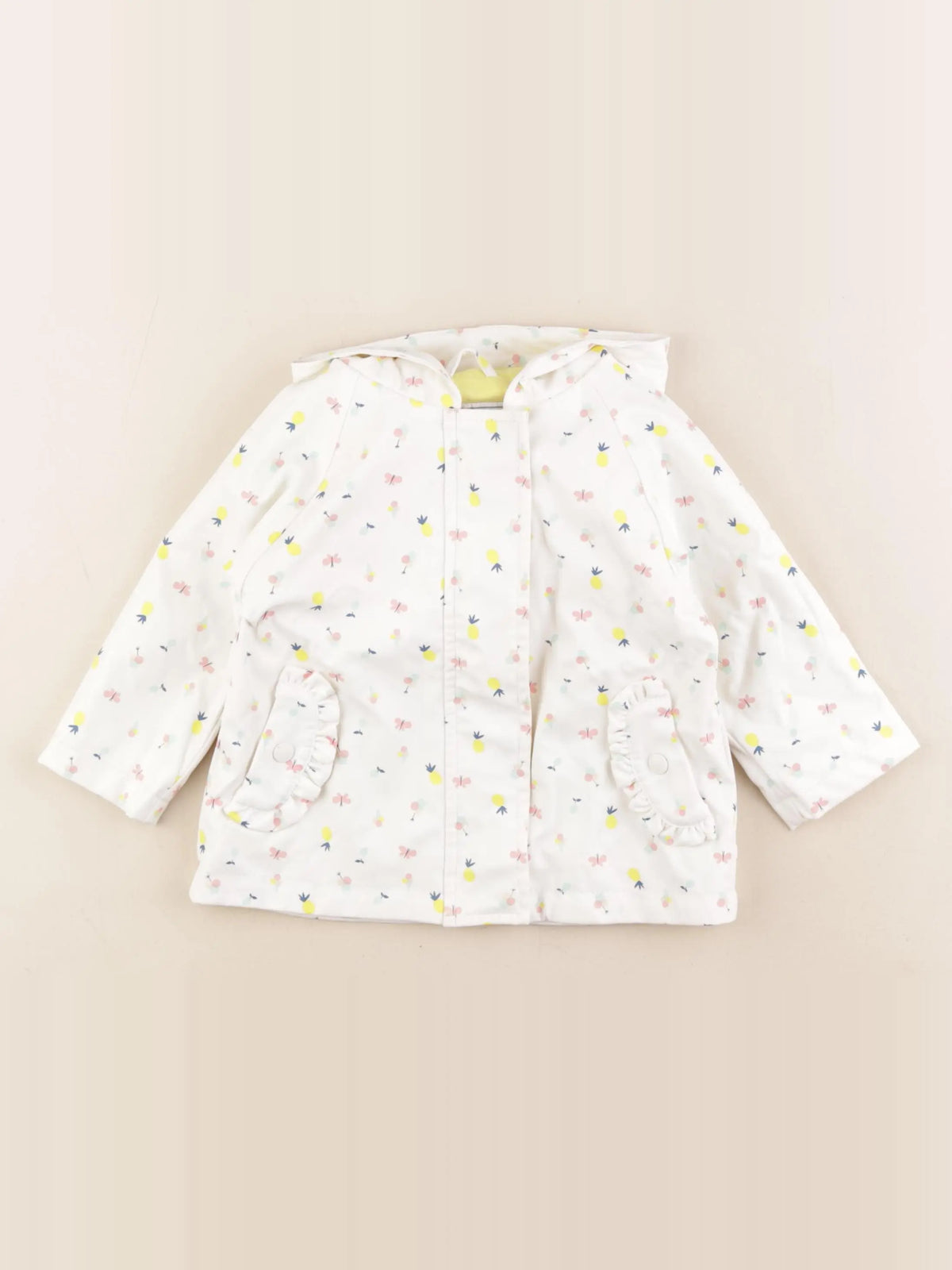 Vertbaudet - imperméable multicolore - 12 mois