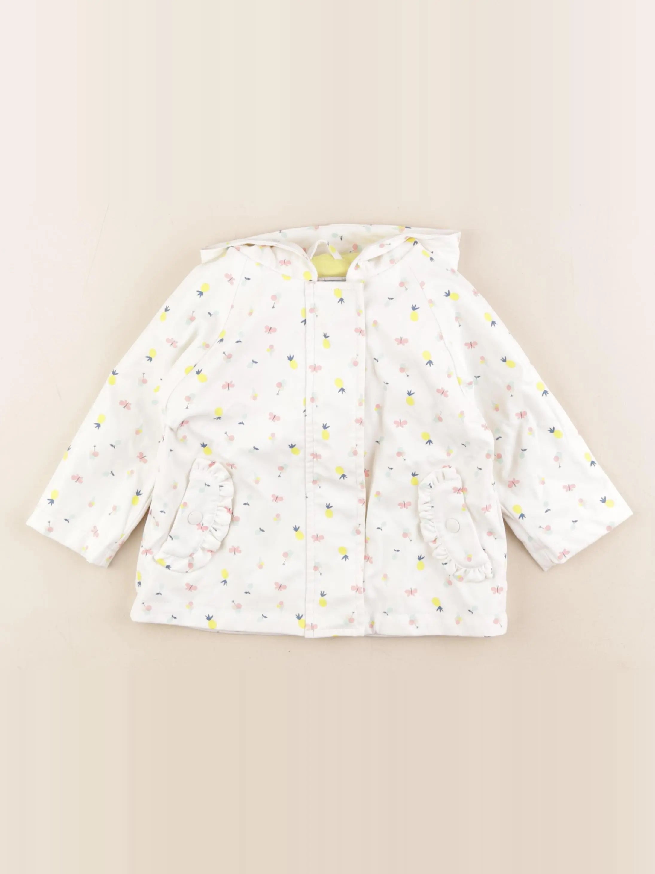 Vertbaudet - imperméable multicolore - 12 mois