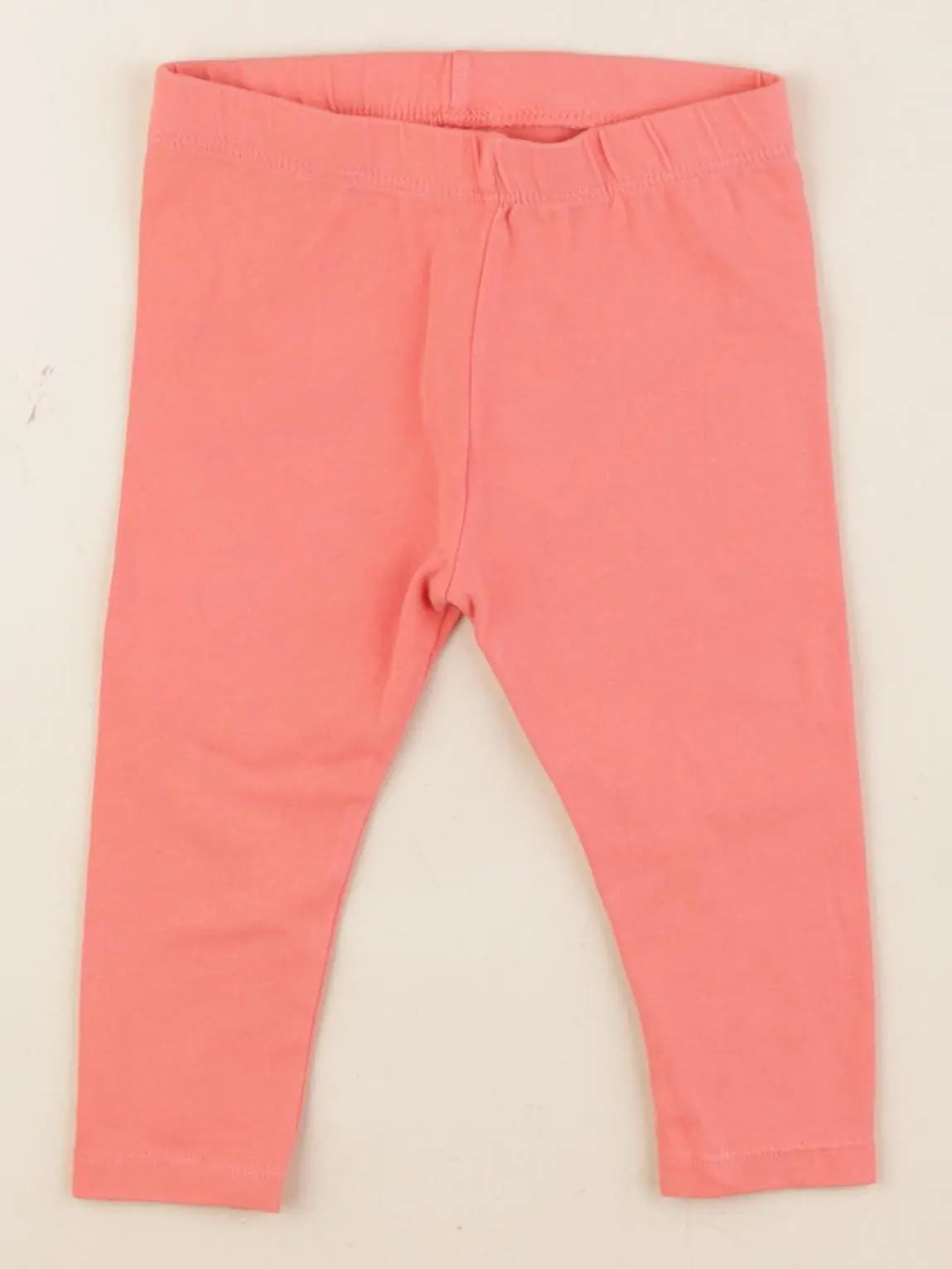 Vertbaudet - legging orange - 9 mois