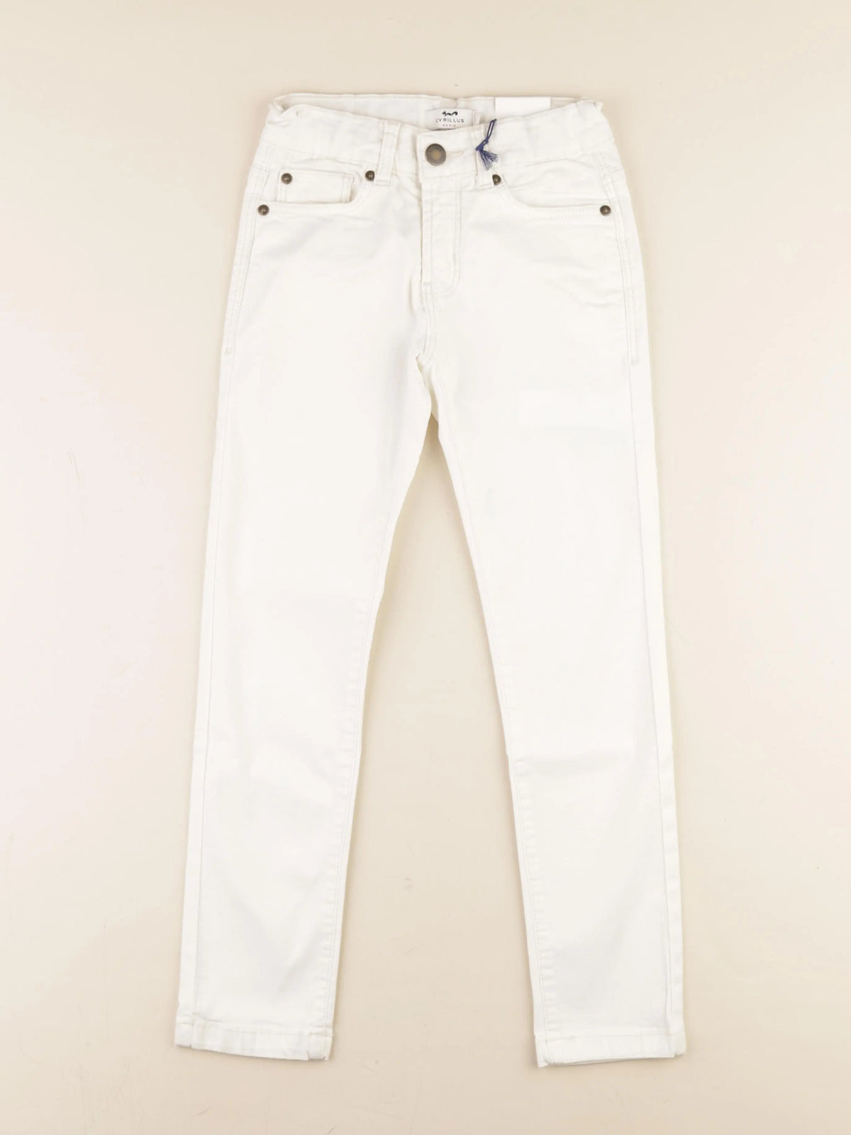 Cyrillus - pantalon blanc - 9 ans