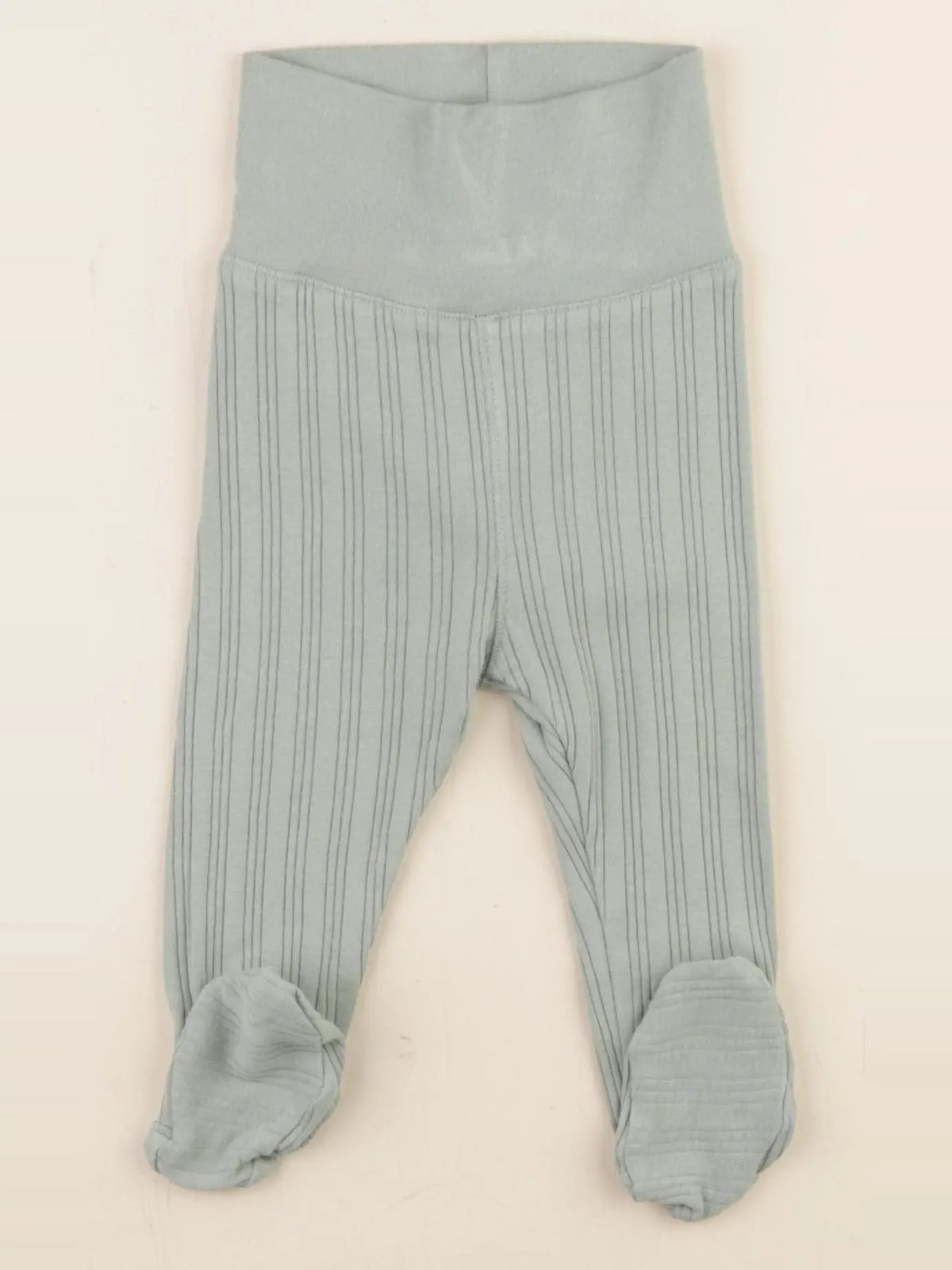 H&M - legging vert - 4/6 mois