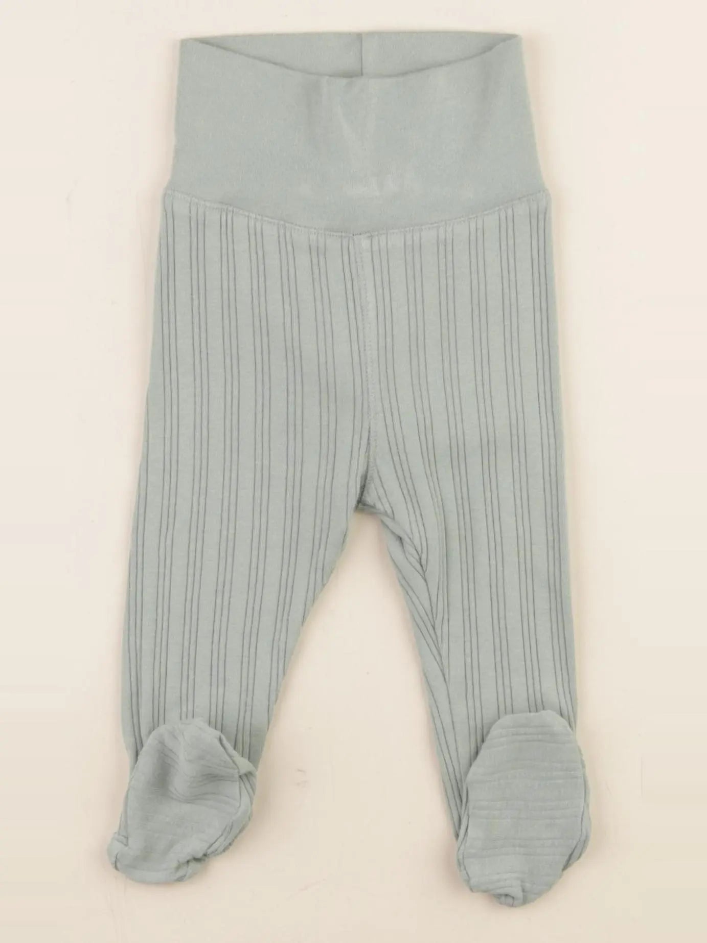 H&M - legging vert - 4/6 mois