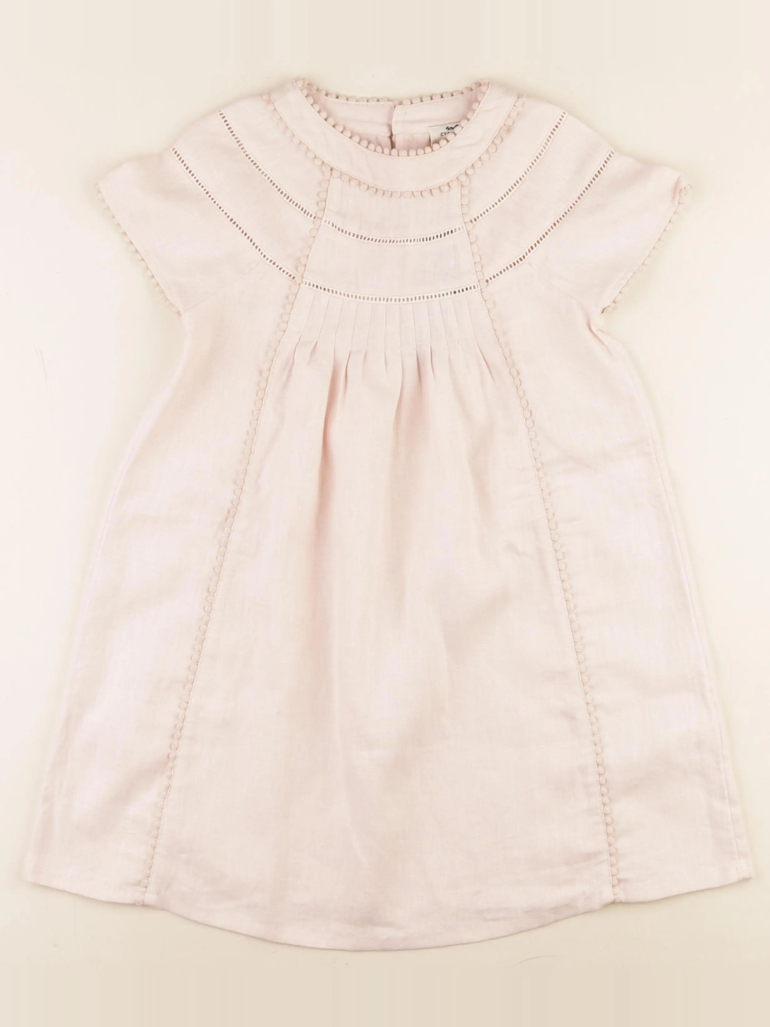 Cyrillus - robe rose - 8 ans