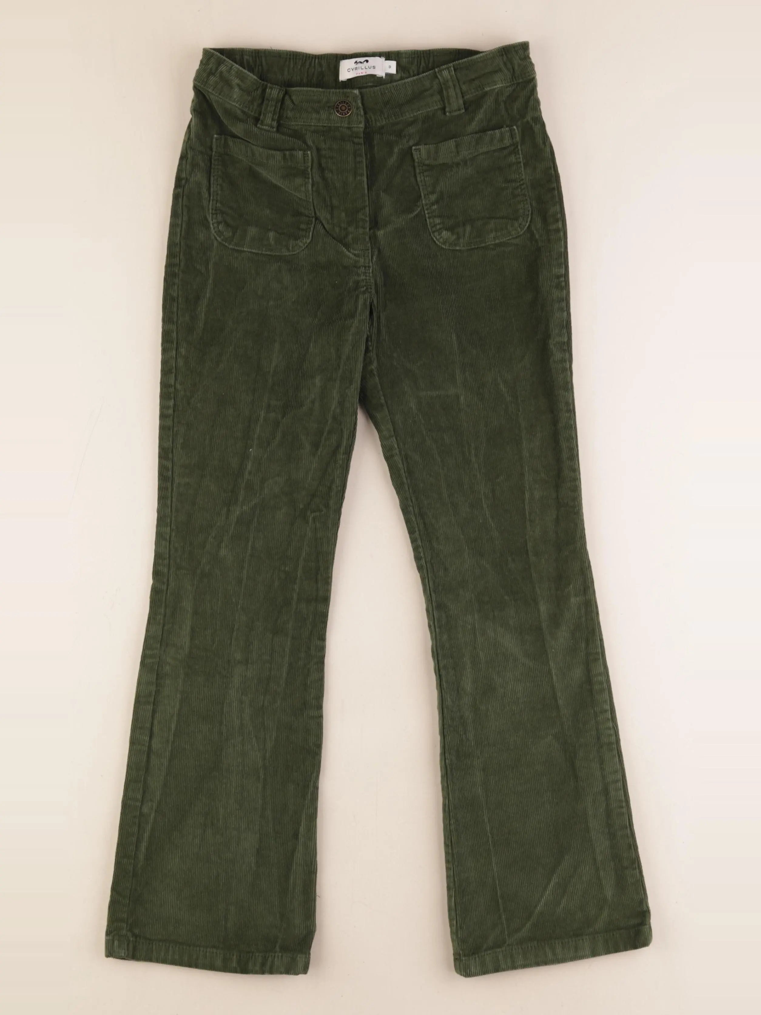 Cyrillus - pantalon vert - 9 ans