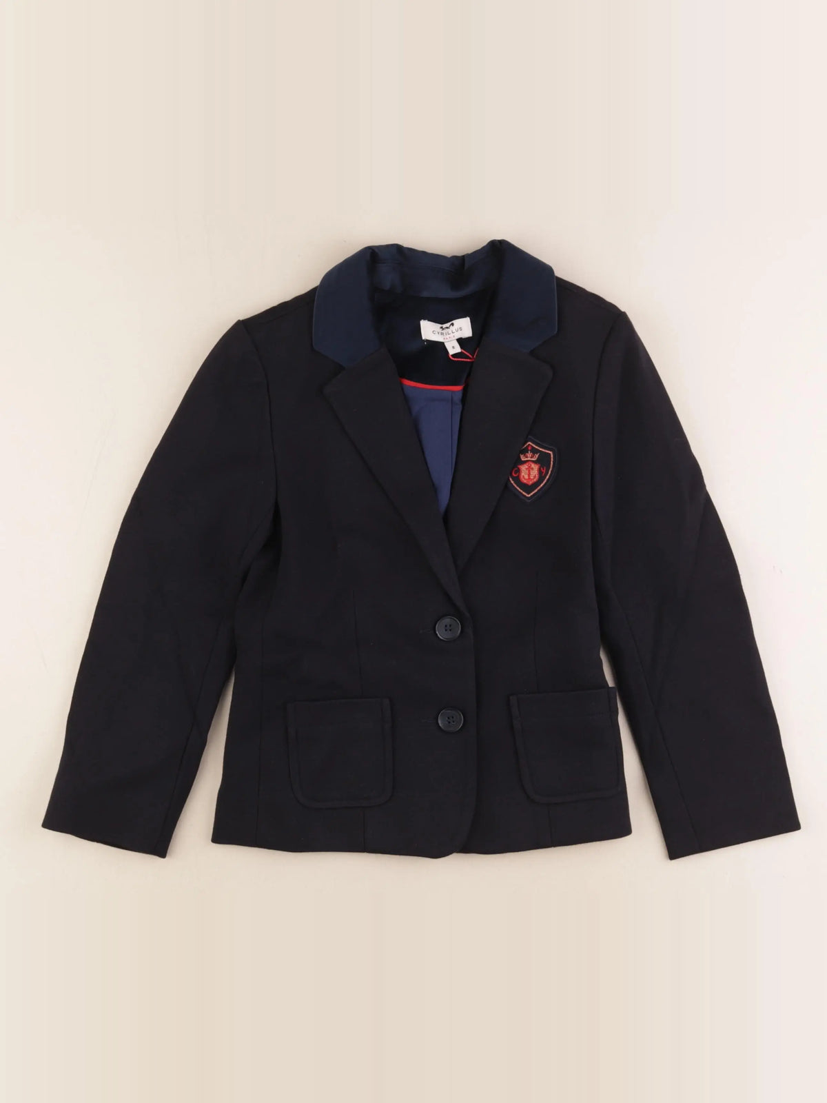 Cyrillus - veste bleu - 8 ans