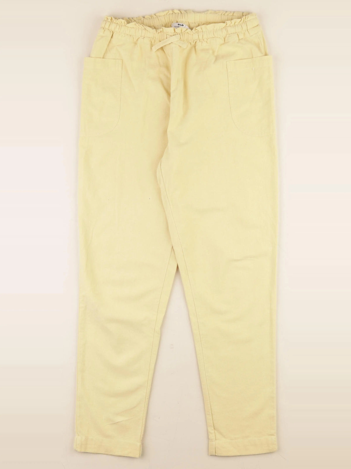 Cyrillus - pantalon jaune - 14 ans