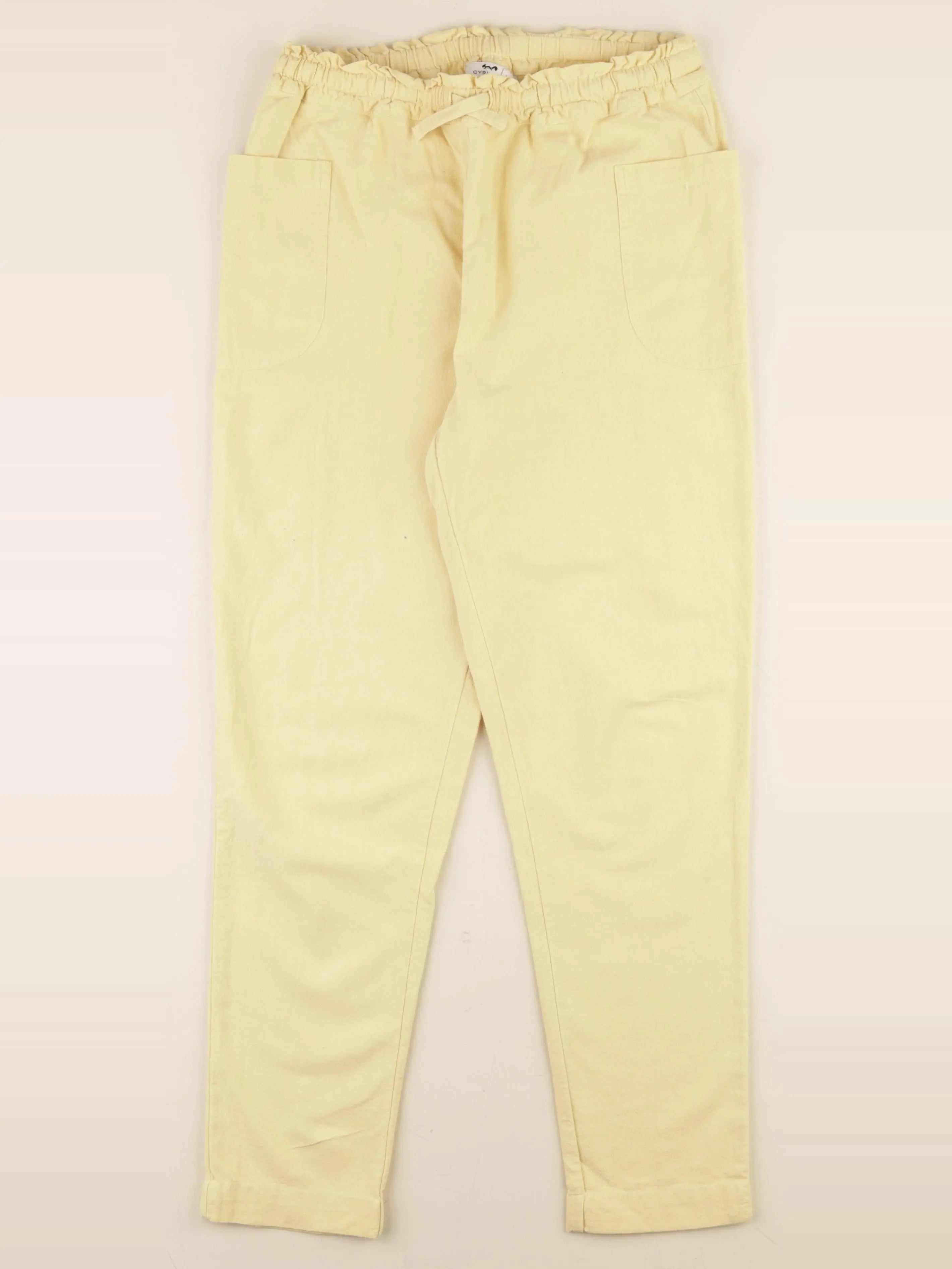 Cyrillus - pantalon jaune - 14 ans