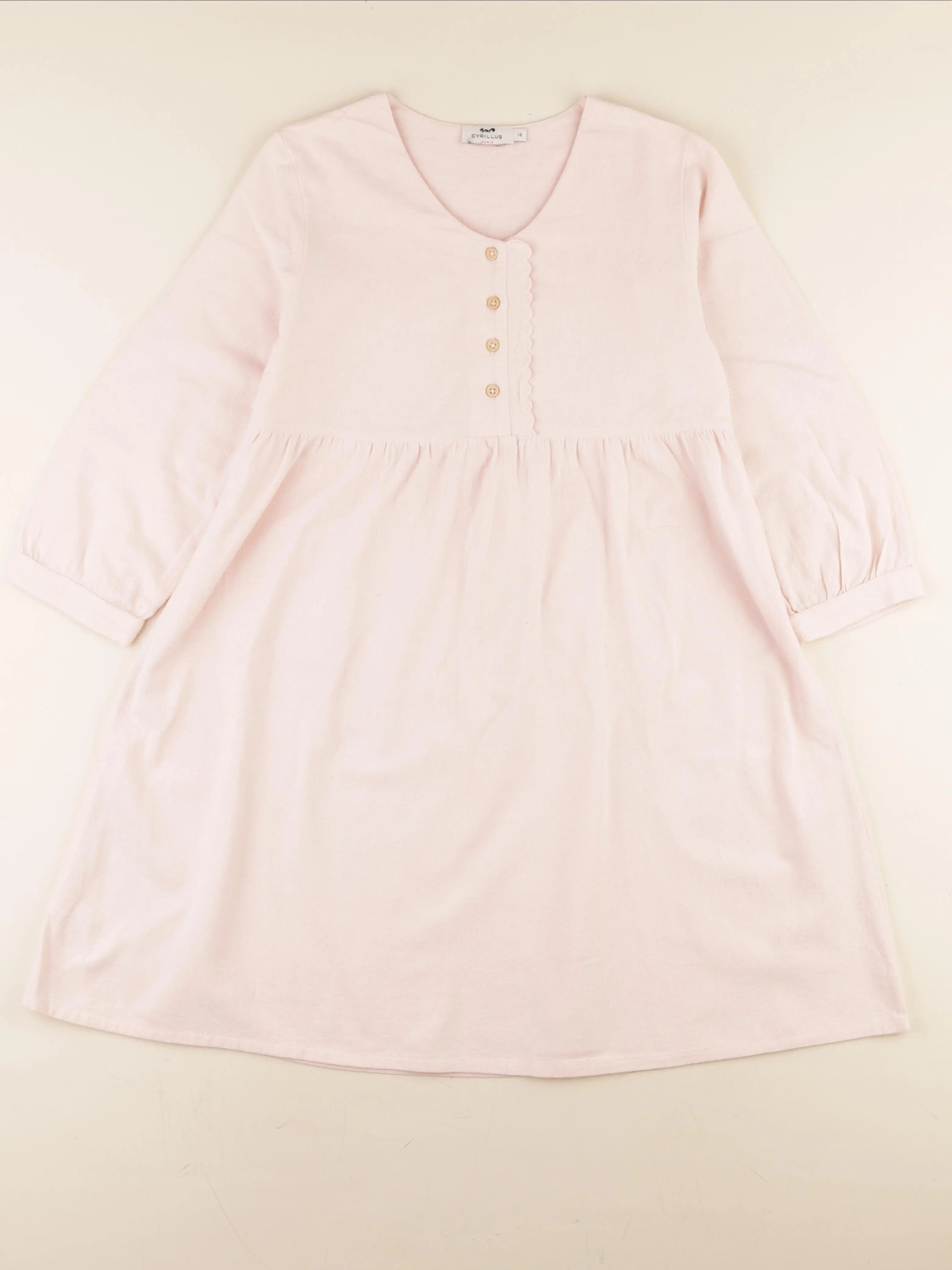 Cyrillus - robe rose - 12 ans