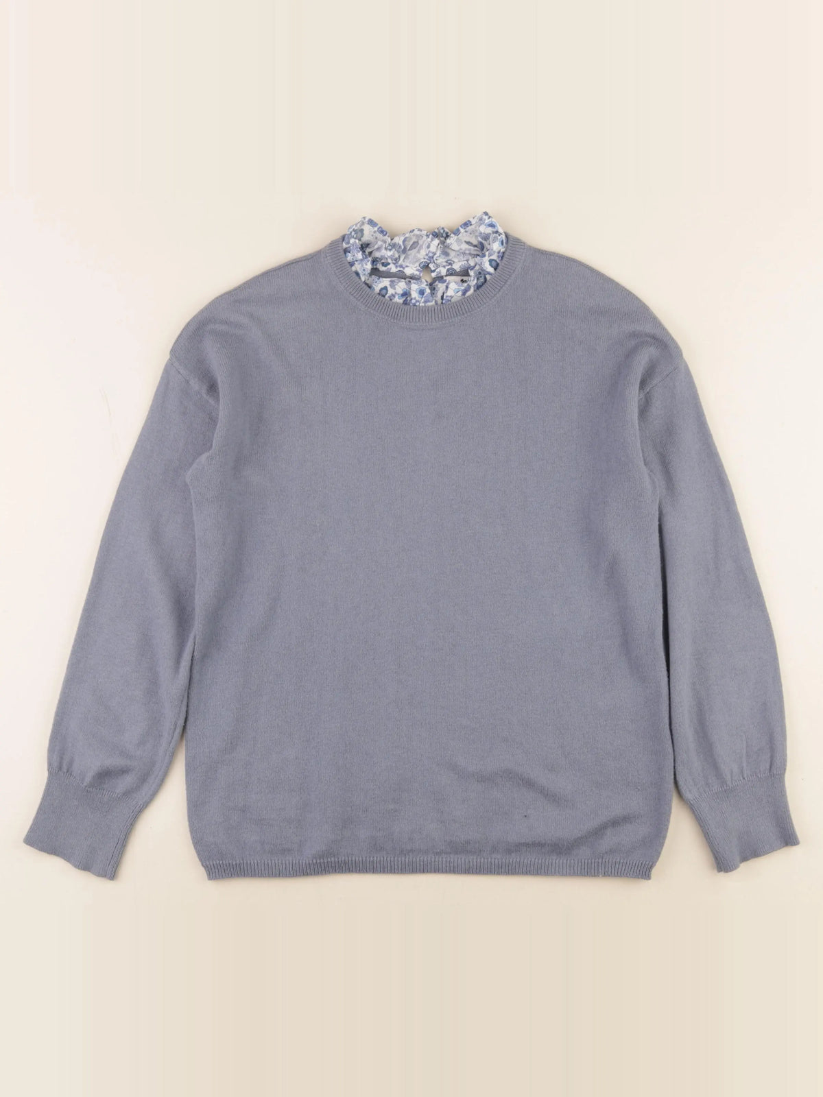 Cyrillus - pull bleu - 12 ans