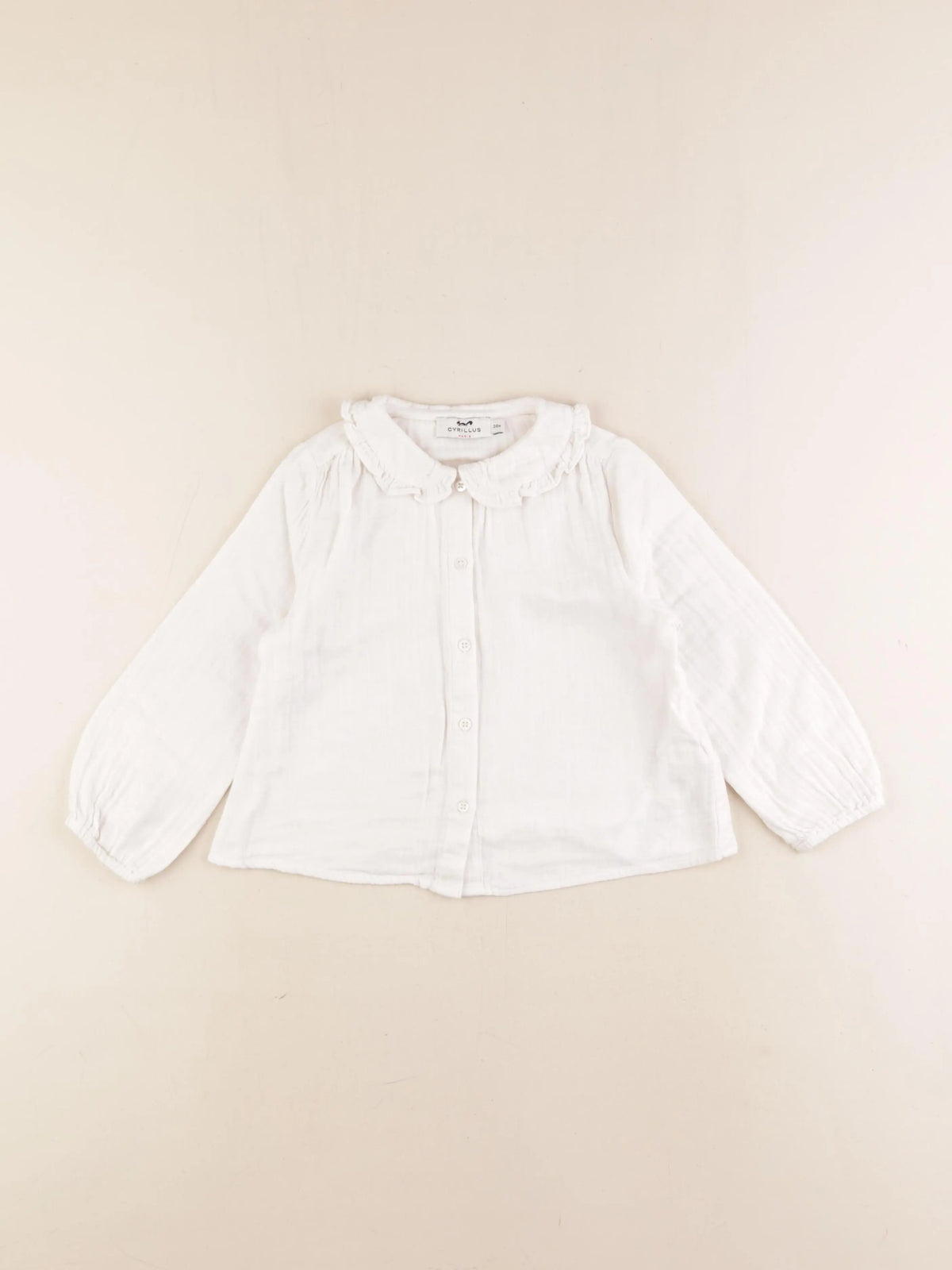 Cyrillus - blouse blanc - 36 mois