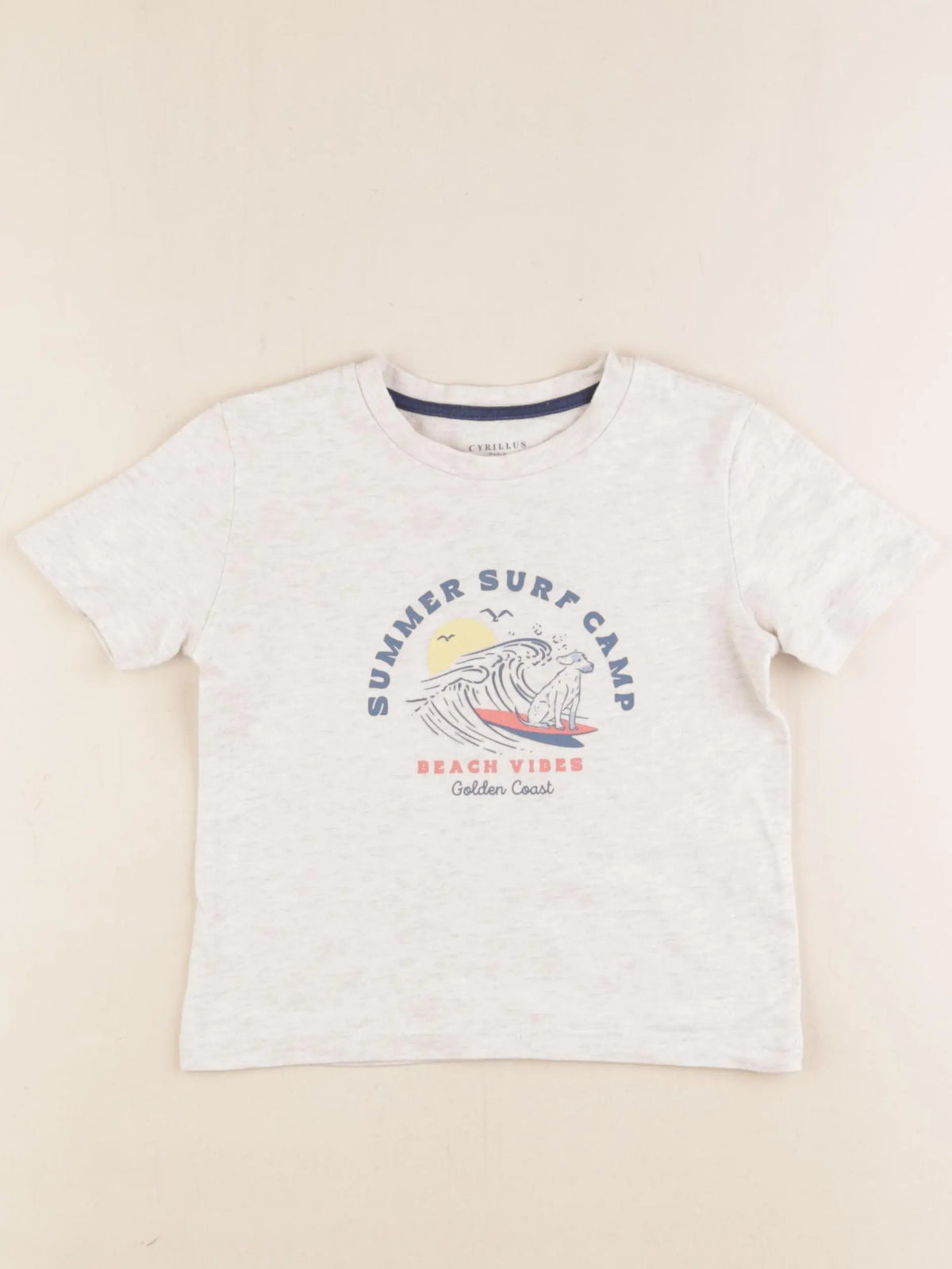 Cyrillus - tee-shirt beige - 4 ans