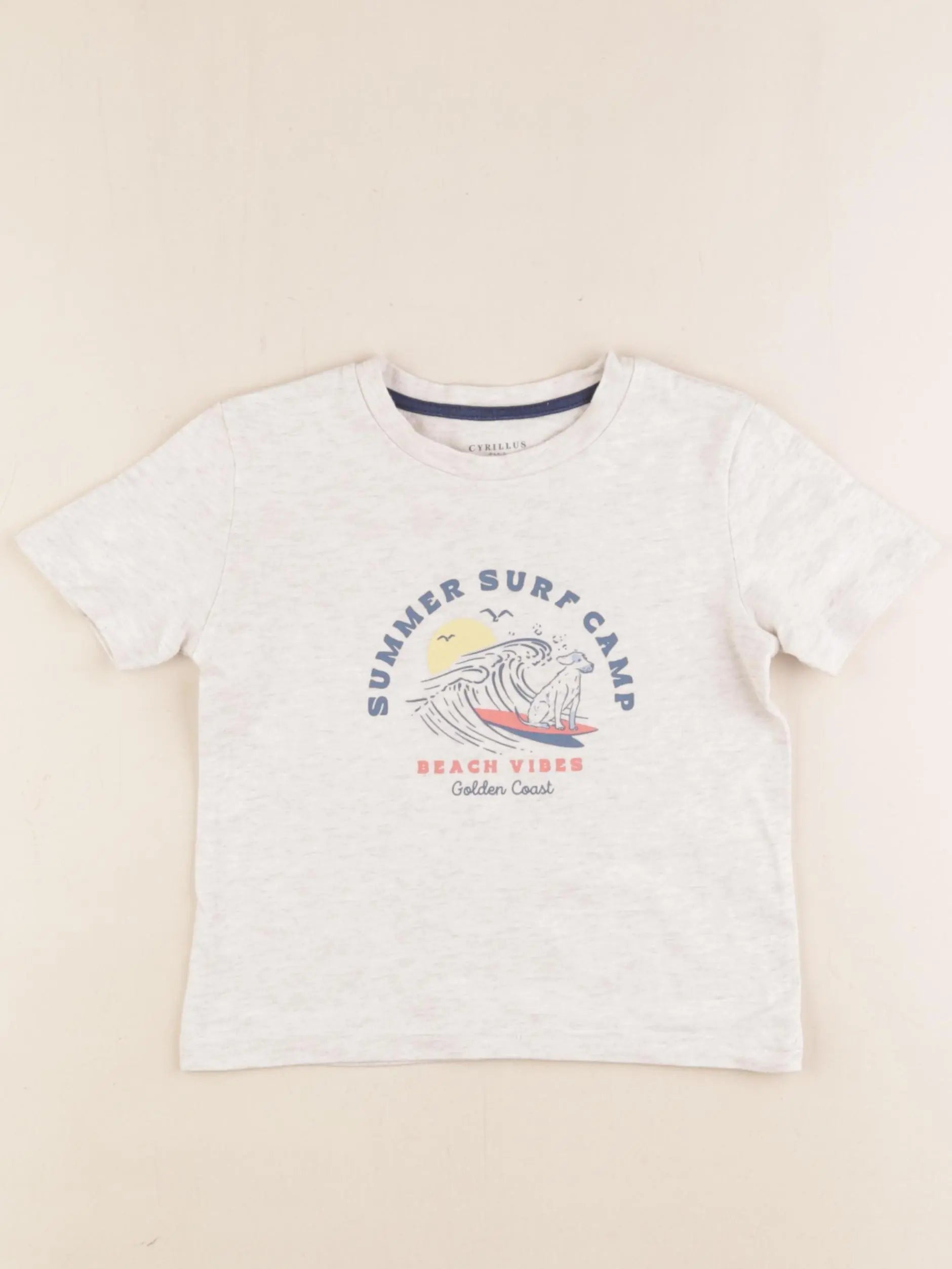 Cyrillus - tee-shirt beige - 4 ans