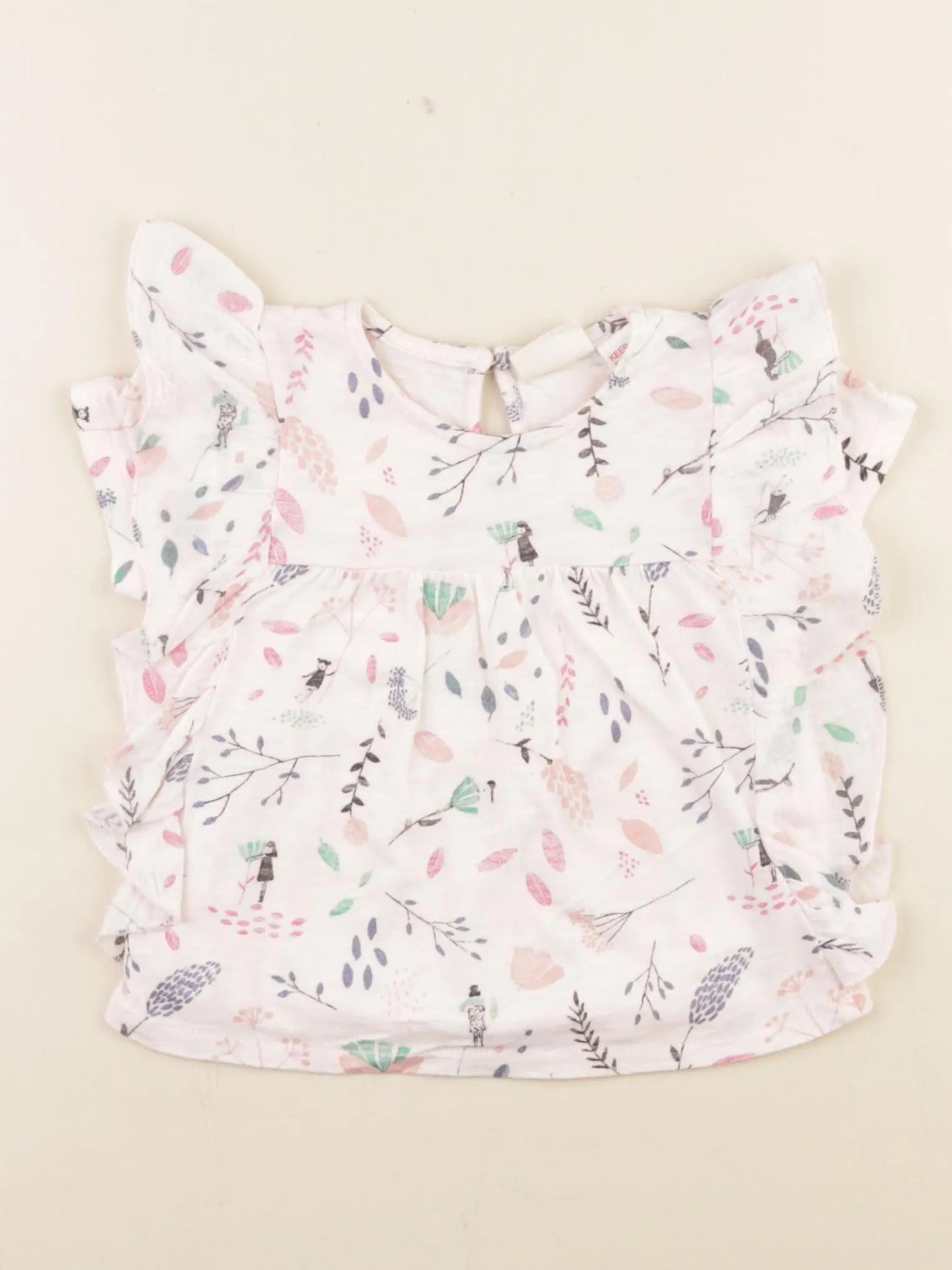 Zara - tee-shirt rose - 9/12 mois