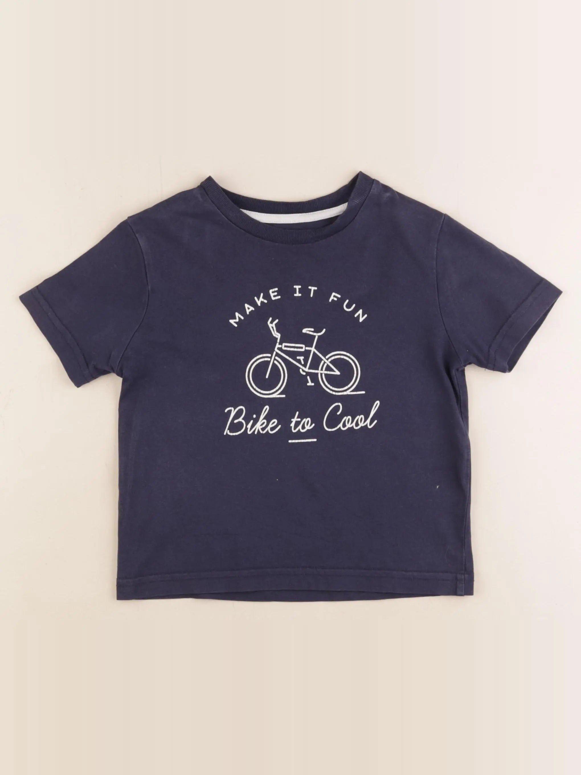 Cyrillus - tee-shirt bleu - 4 ans