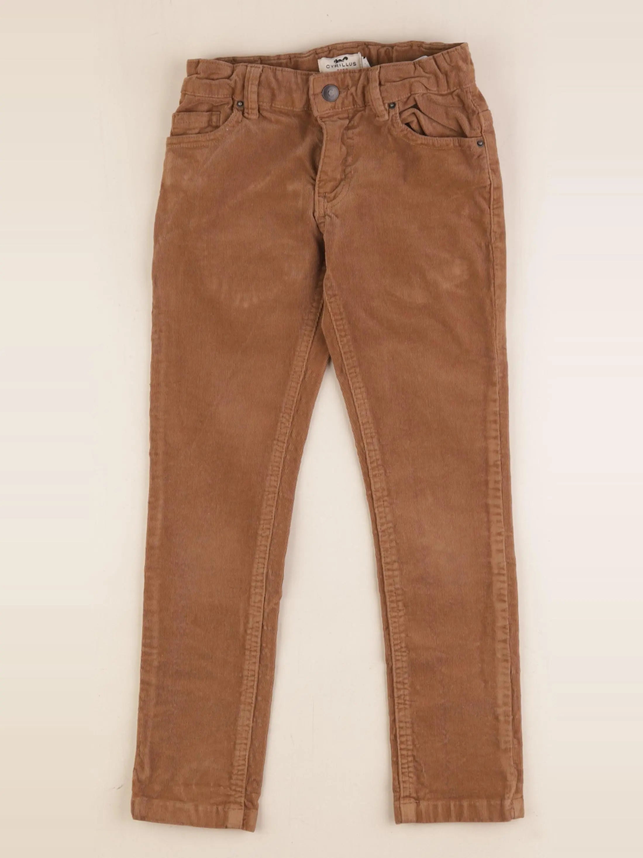 Cyrillus - pantalon marron - 7 ans