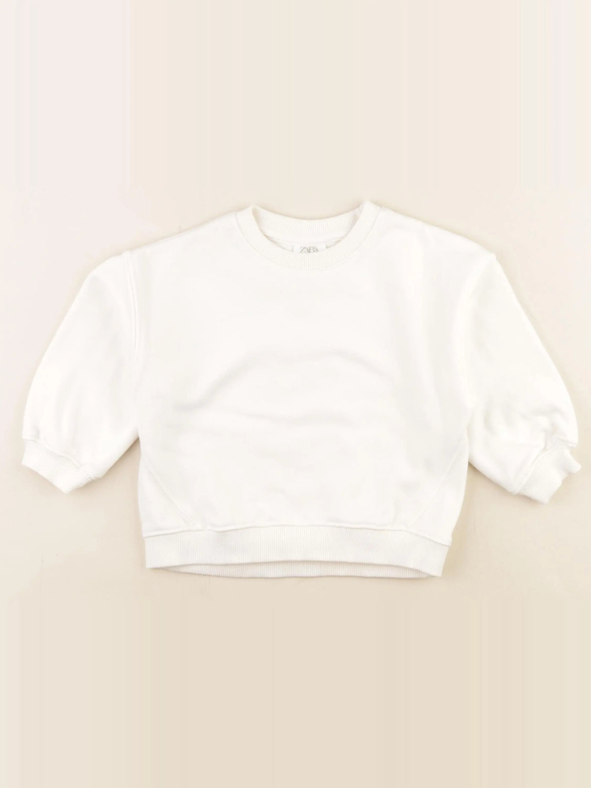 Zara - sweat beige - 18 mois