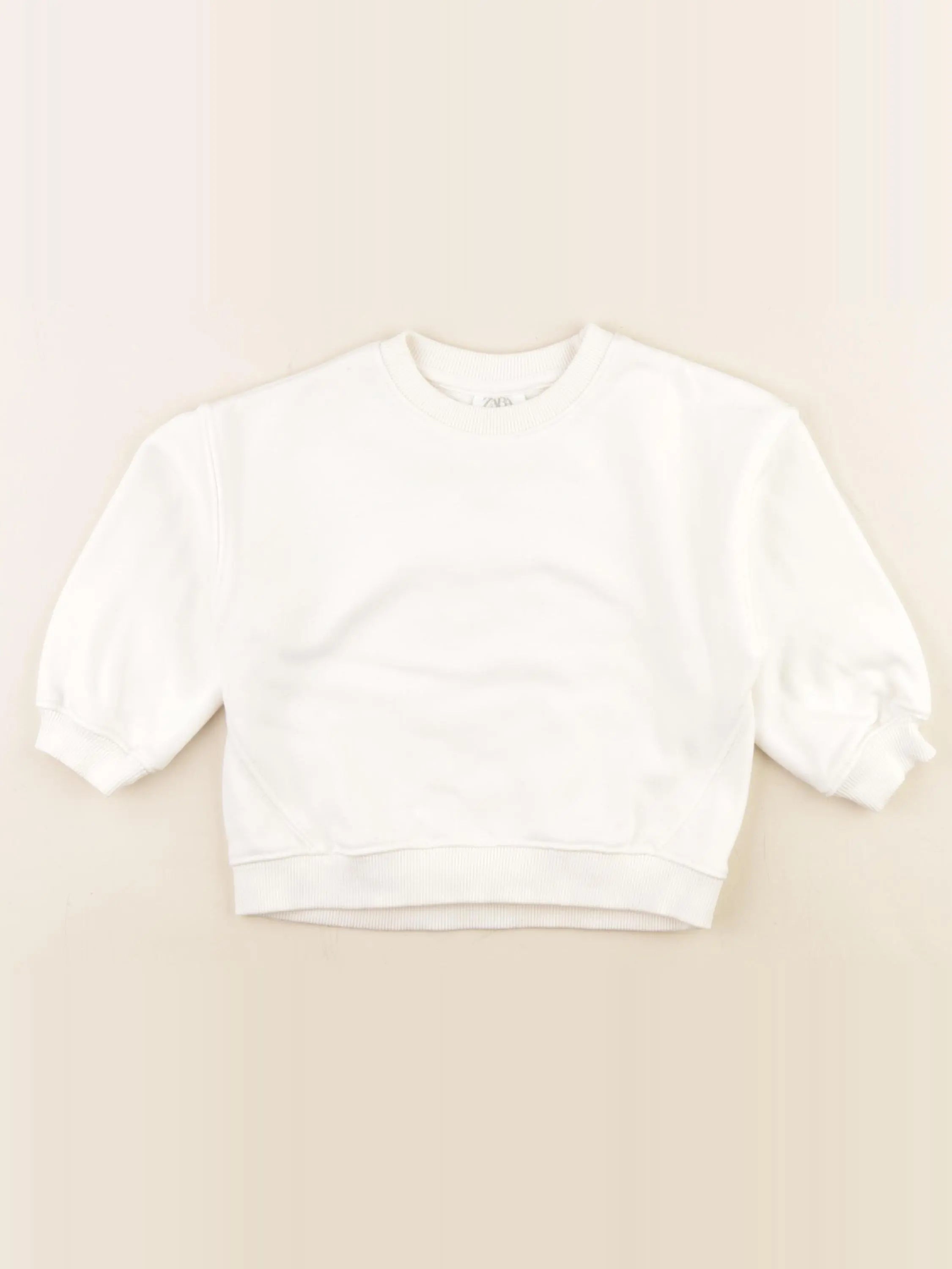 Zara - sweat beige - 18 mois